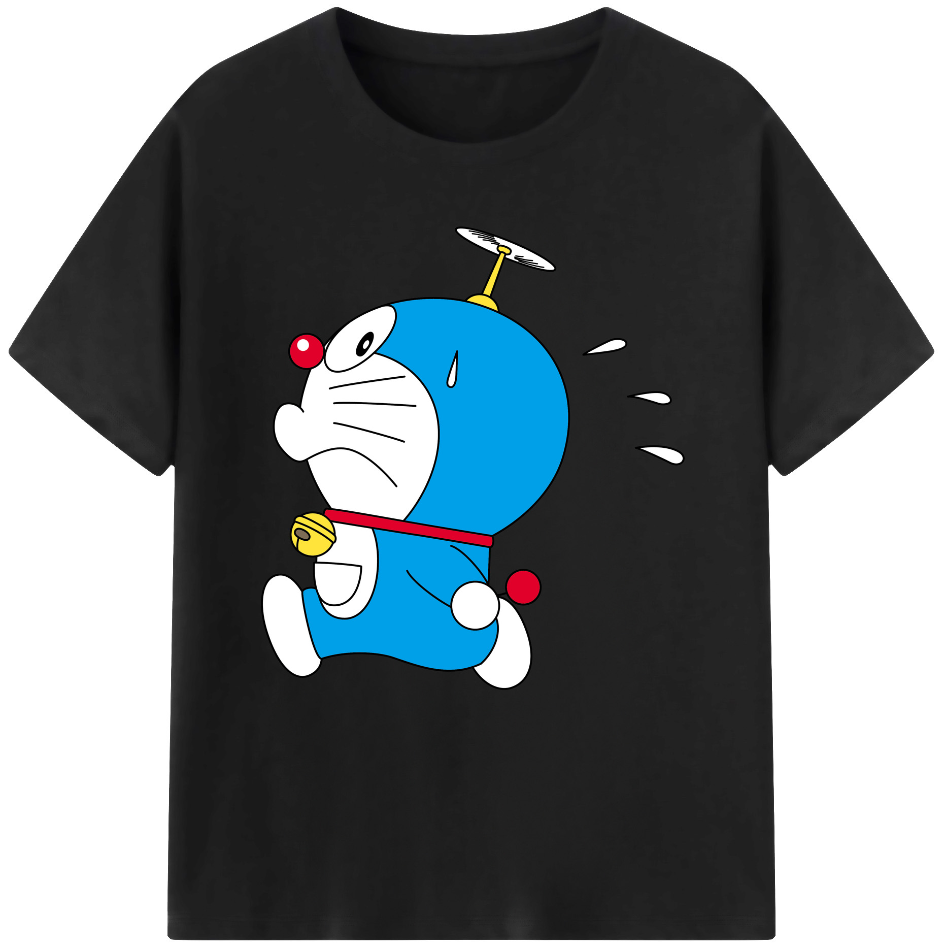 （画像用） ドラえもん Doraemon レディースカジュアルプリントTシャツ（綿100％）