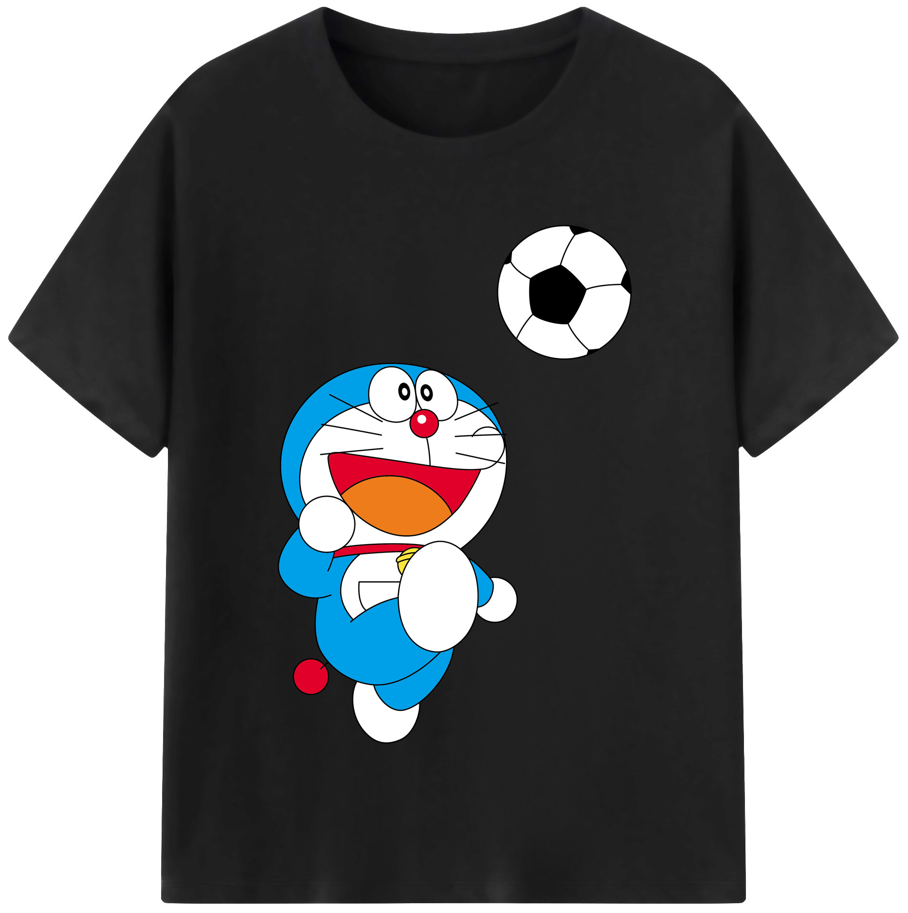 （画像用） ドラえもん Doraemon レディースカジュアルプリントTシャツ（綿100％）