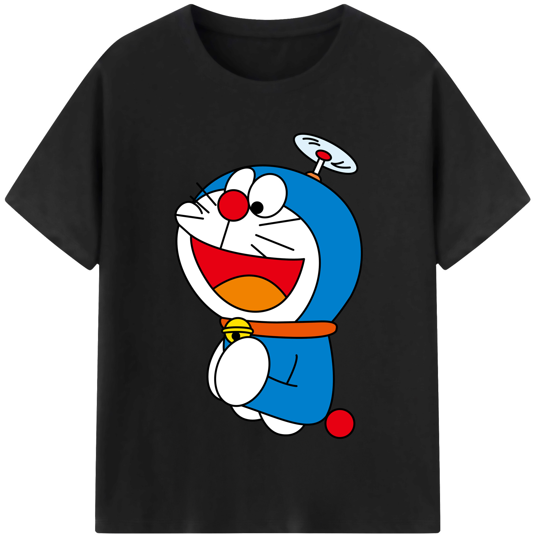 （画像用） ドラえもん Doraemon レディースカジュアルプリントTシャツ（綿100％）