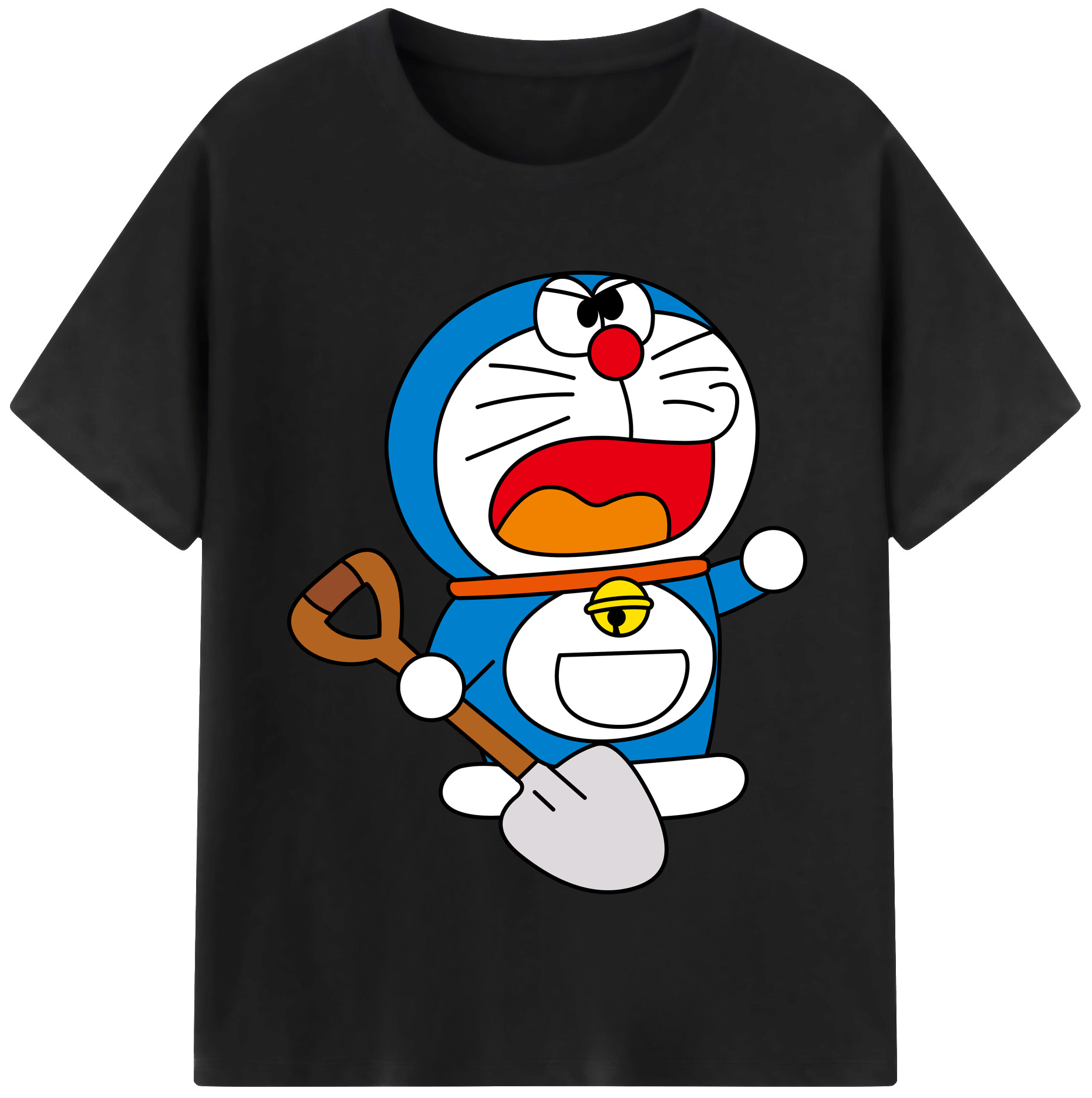 （画像用） ドラえもん Doraemon レディースカジュアルプリントTシャツ（綿100％）