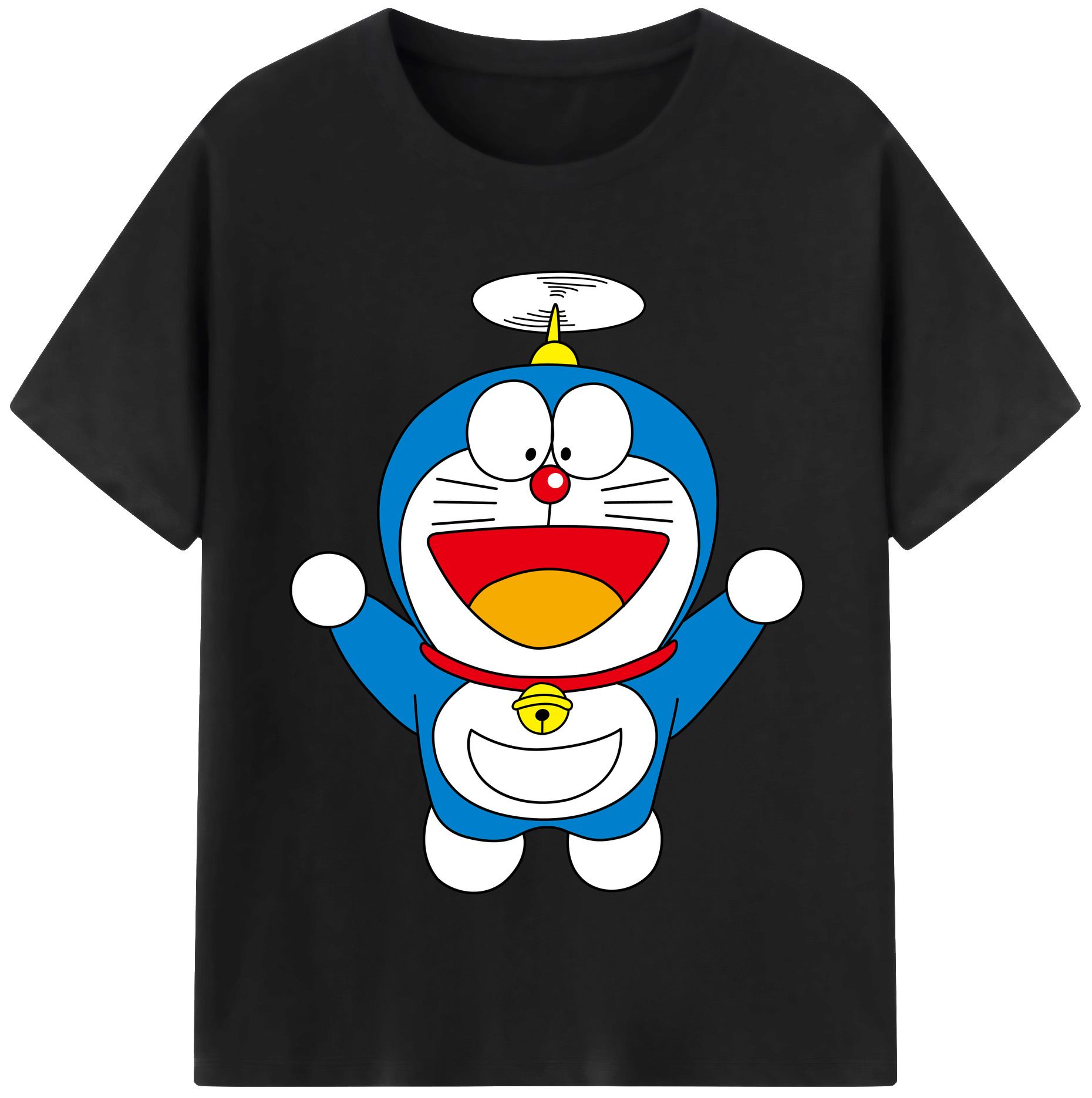 （画像用） ドラえもん Doraemon レディースカジュアルプリントTシャツ（綿100％）