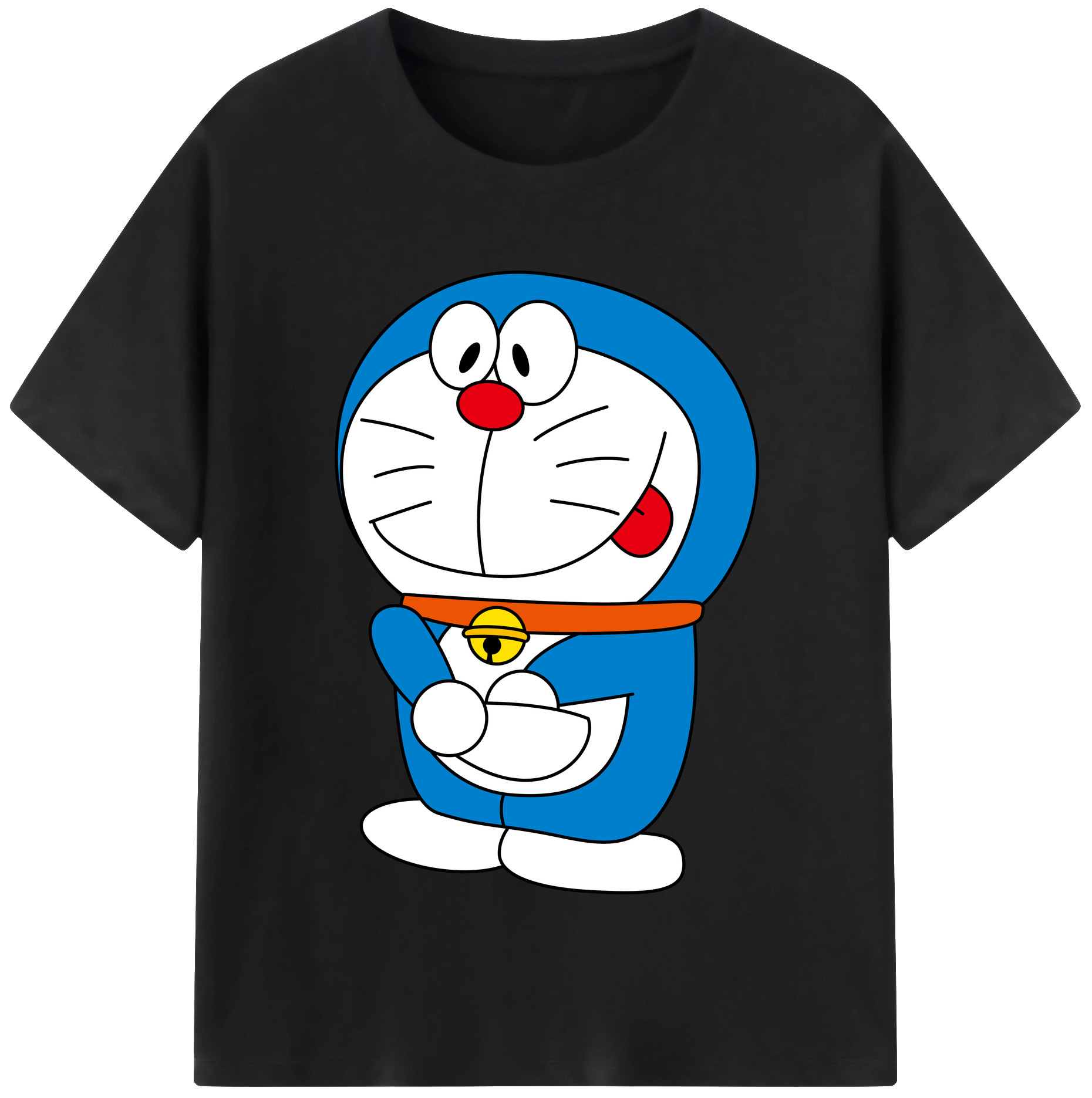 （画像用） ドラえもん Doraemon レディースカジュアルプリントTシャツ（綿100％）