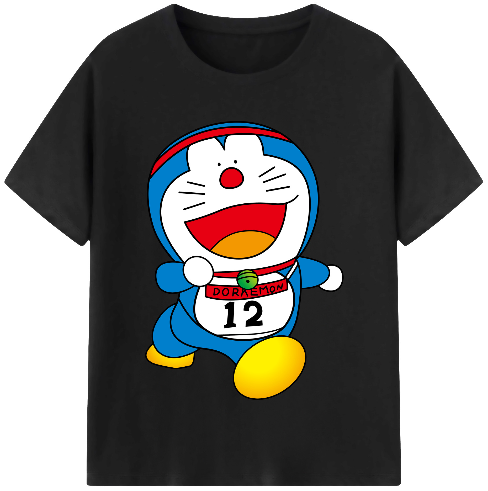 （画像用） ドラえもん Doraemon レディースカジュアルプリントTシャツ（綿100％）