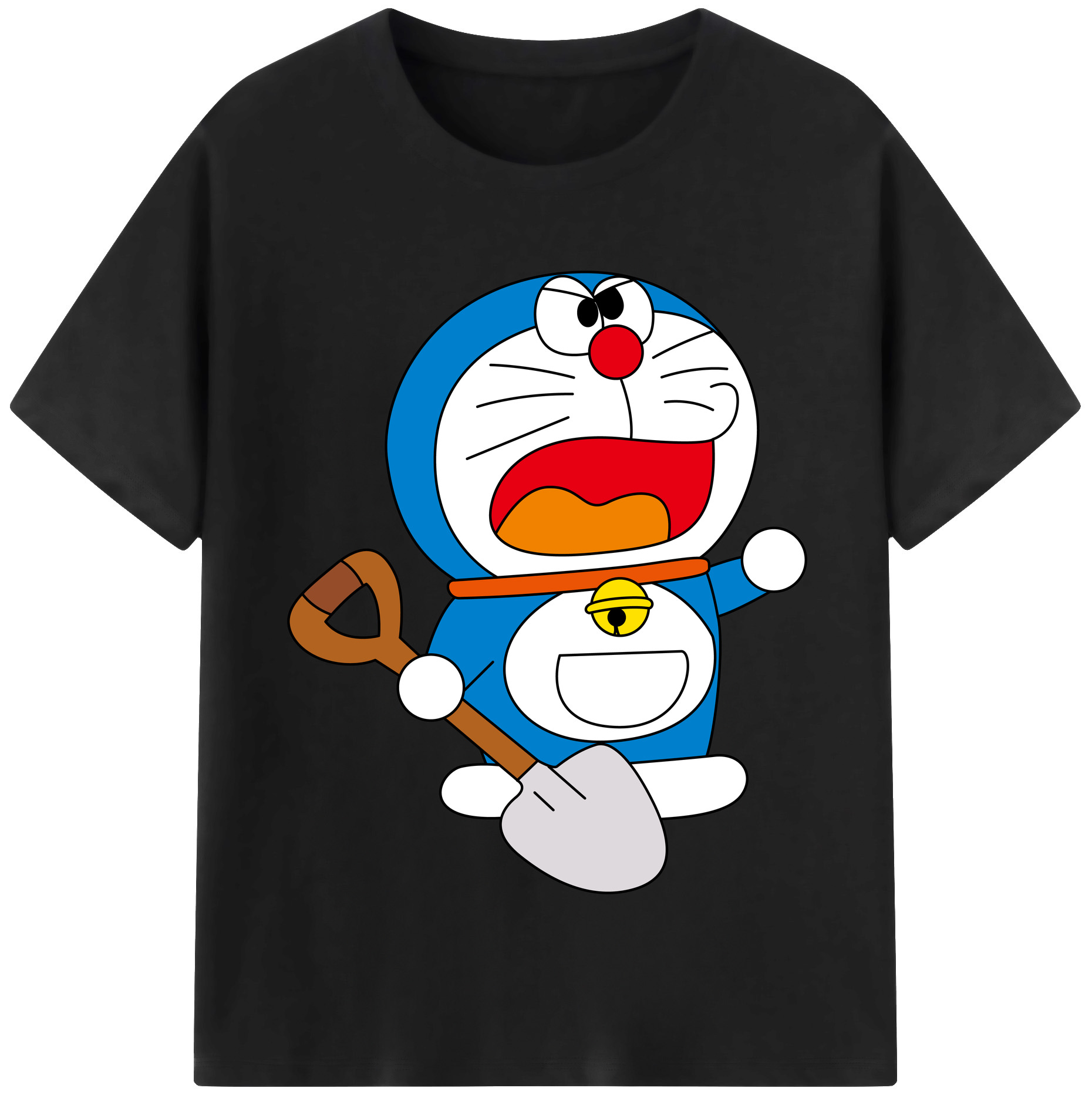 （画像用） ドラえもん Doraemon レディースカジュアルプリントTシャツ（綿100％）