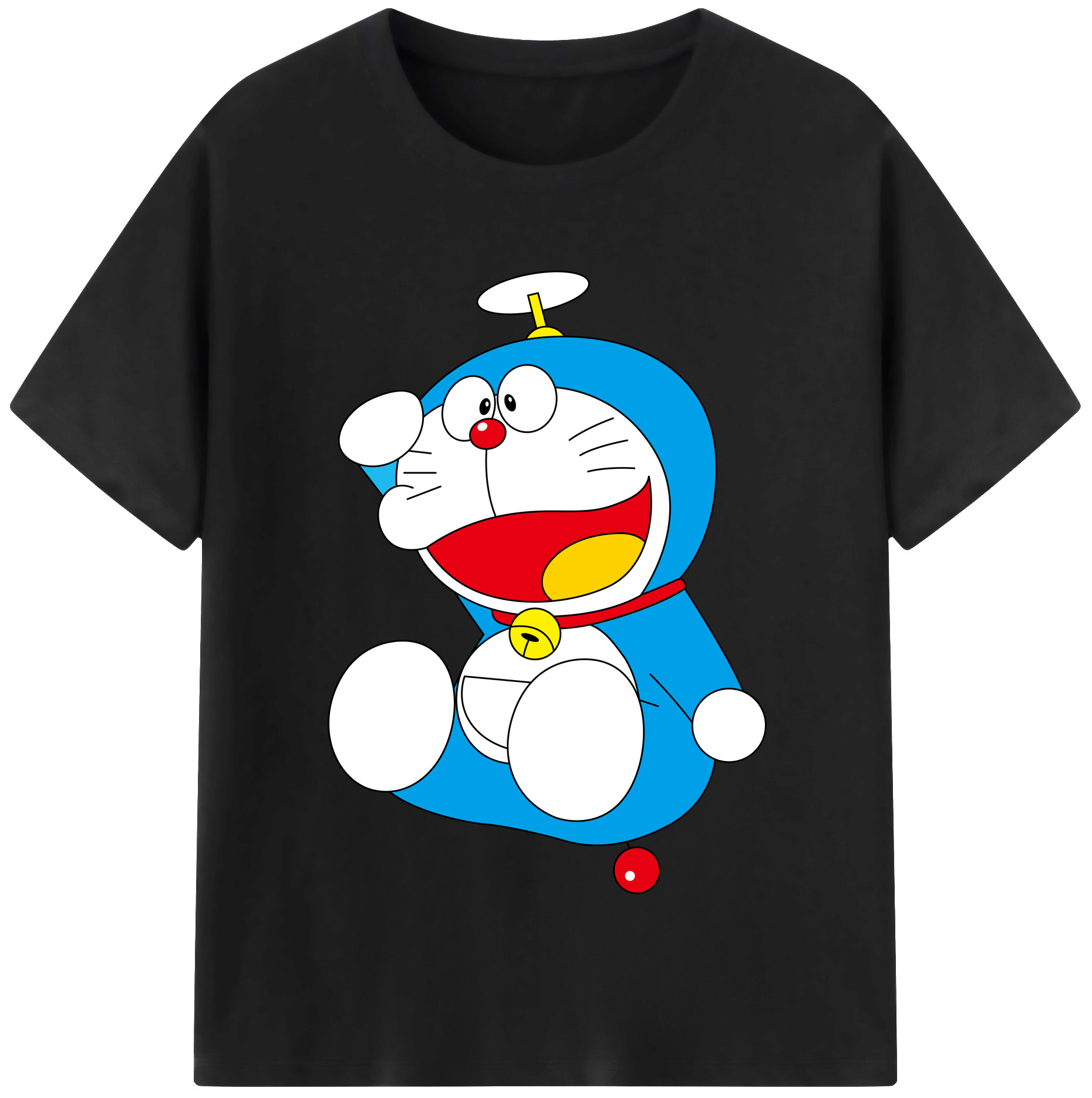 （画像用） ドラえもん Doraemon レディースカジュアルプリントTシャツ（綿100％）