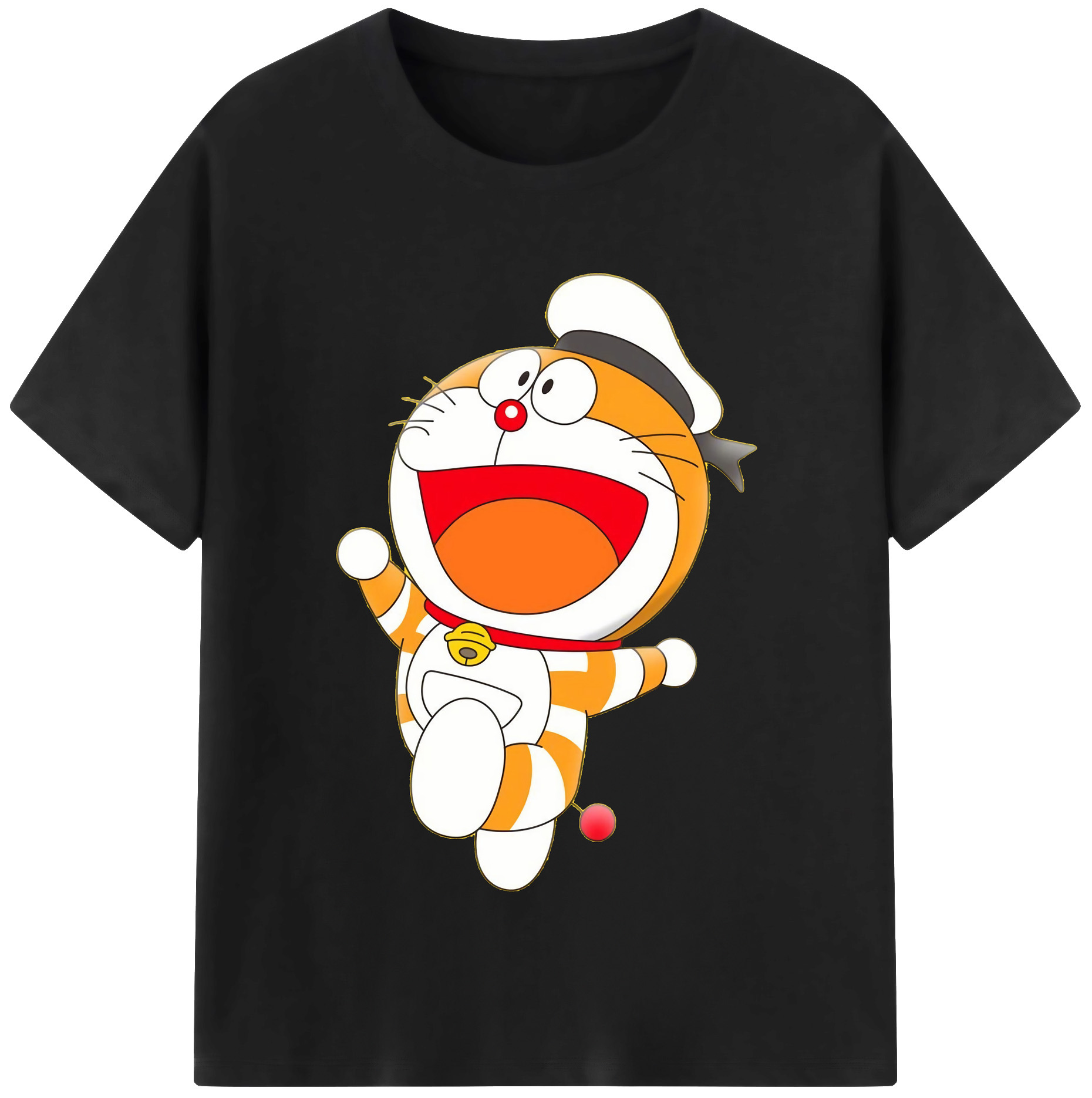 （画像用） ドラえもん Doraemon レディースカジュアルプリントTシャツ（綿100％）