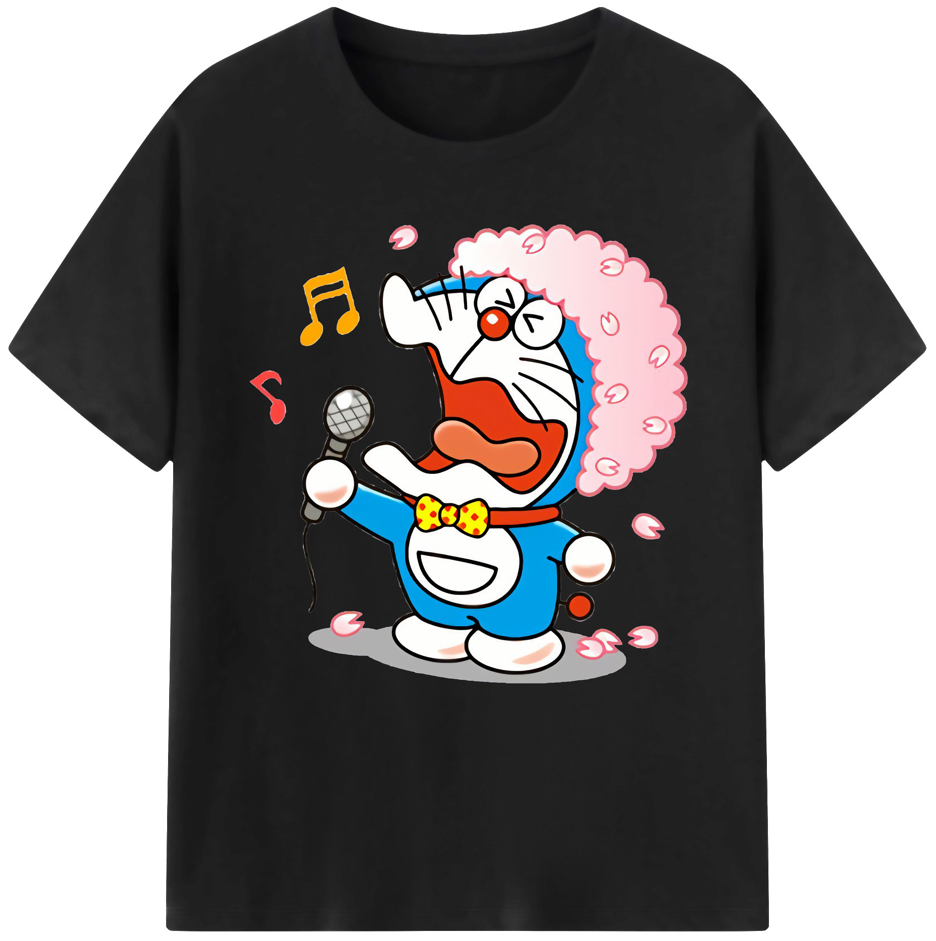 （画像用） ドラえもん Doraemon レディースカジュアルプリントTシャツ（綿100％）