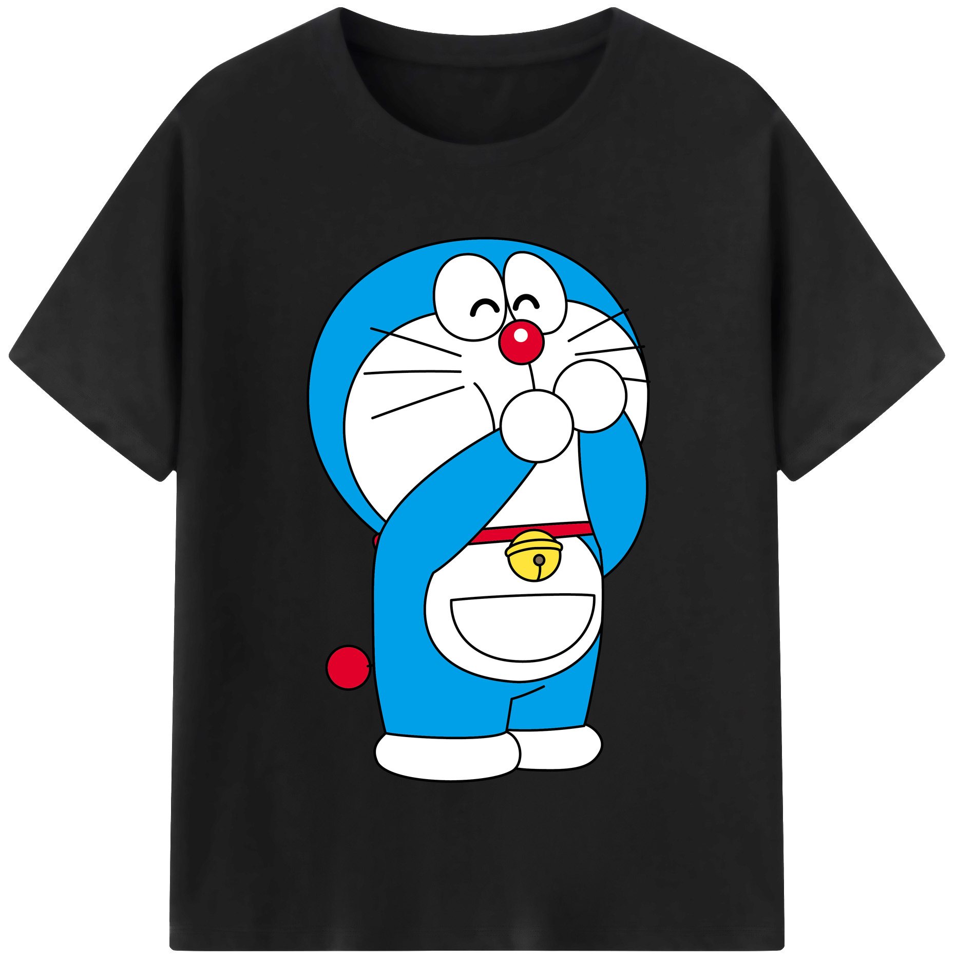 （画像用） ドラえもん Doraemon レディースカジュアルプリントTシャツ（綿100％）