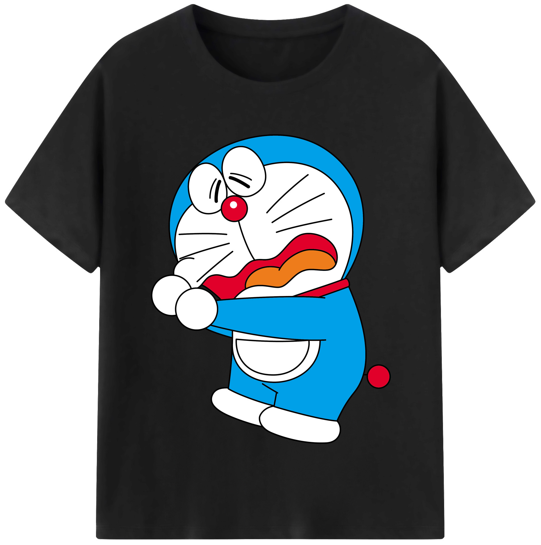 （画像用） ドラえもん Doraemon レディースカジュアルプリントTシャツ（綿100％）