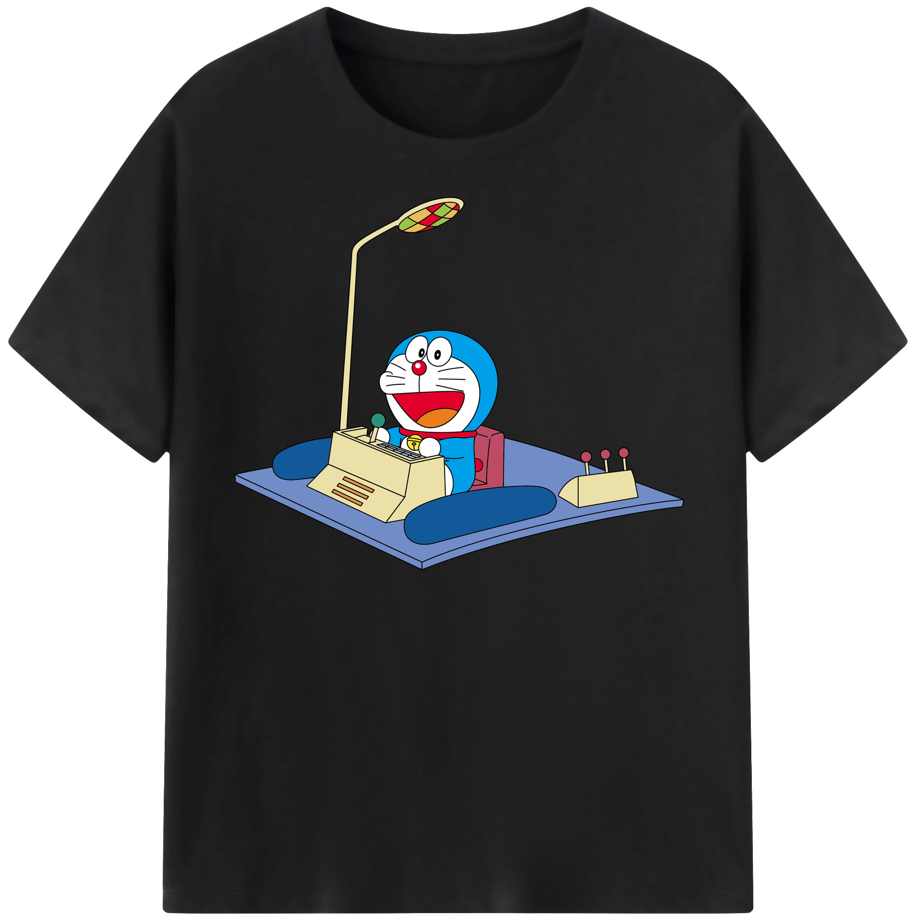 （画像用） ドラえもん Doraemon レディースカジュアルプリントTシャツ（綿100％）