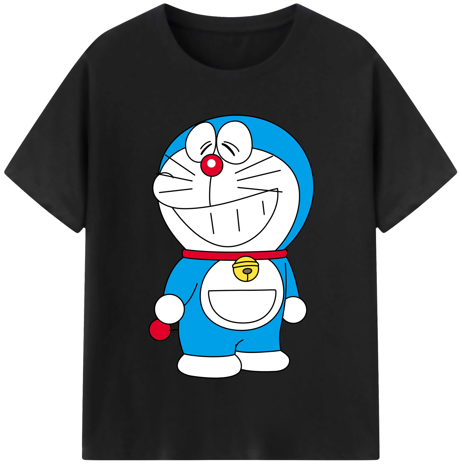 （画像用） ドラえもん Doraemon レディースカジュアルプリントTシャツ（綿100％）