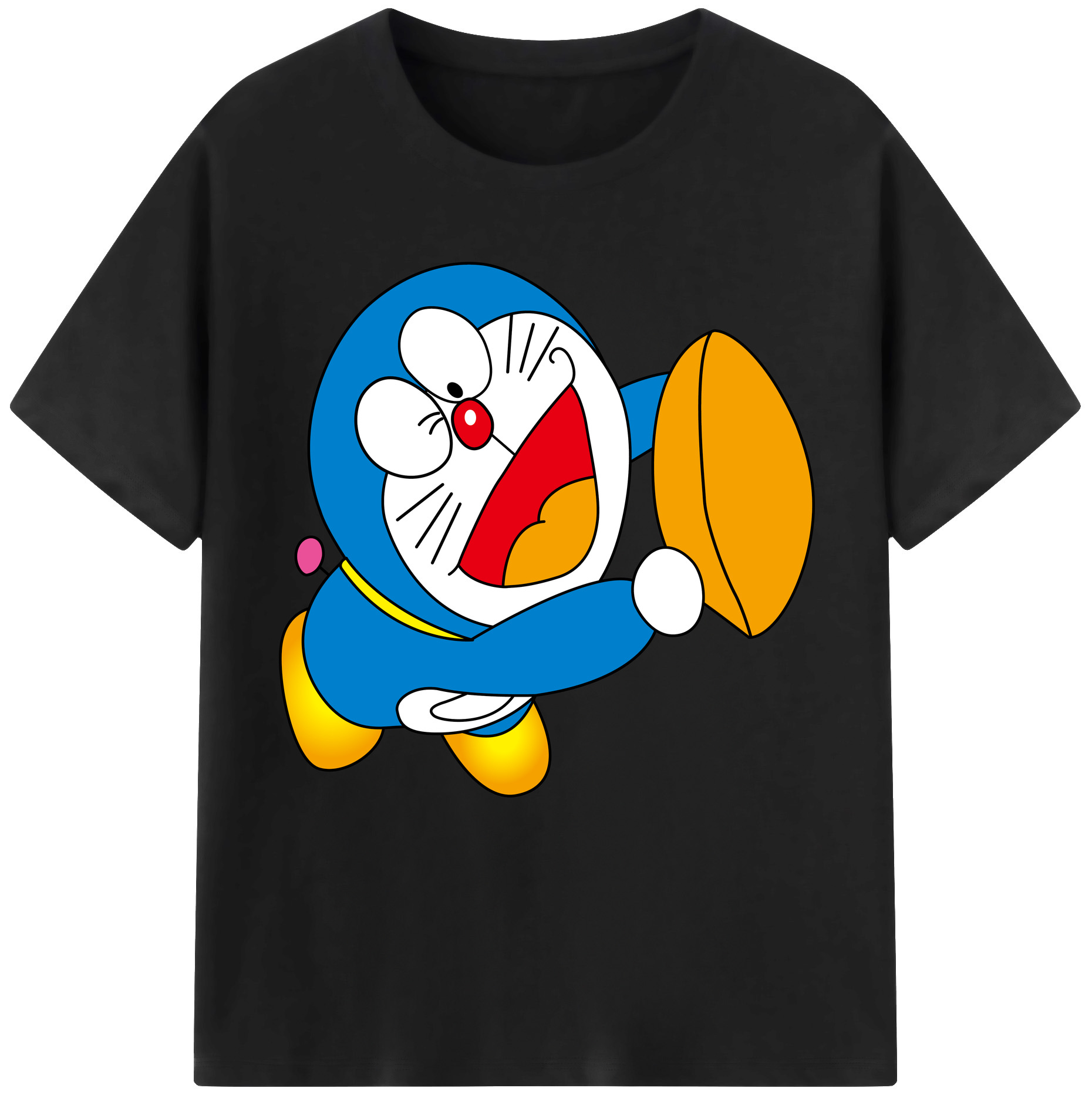 （画像用） ドラえもん Doraemon レディースカジュアルプリントTシャツ（綿100％）