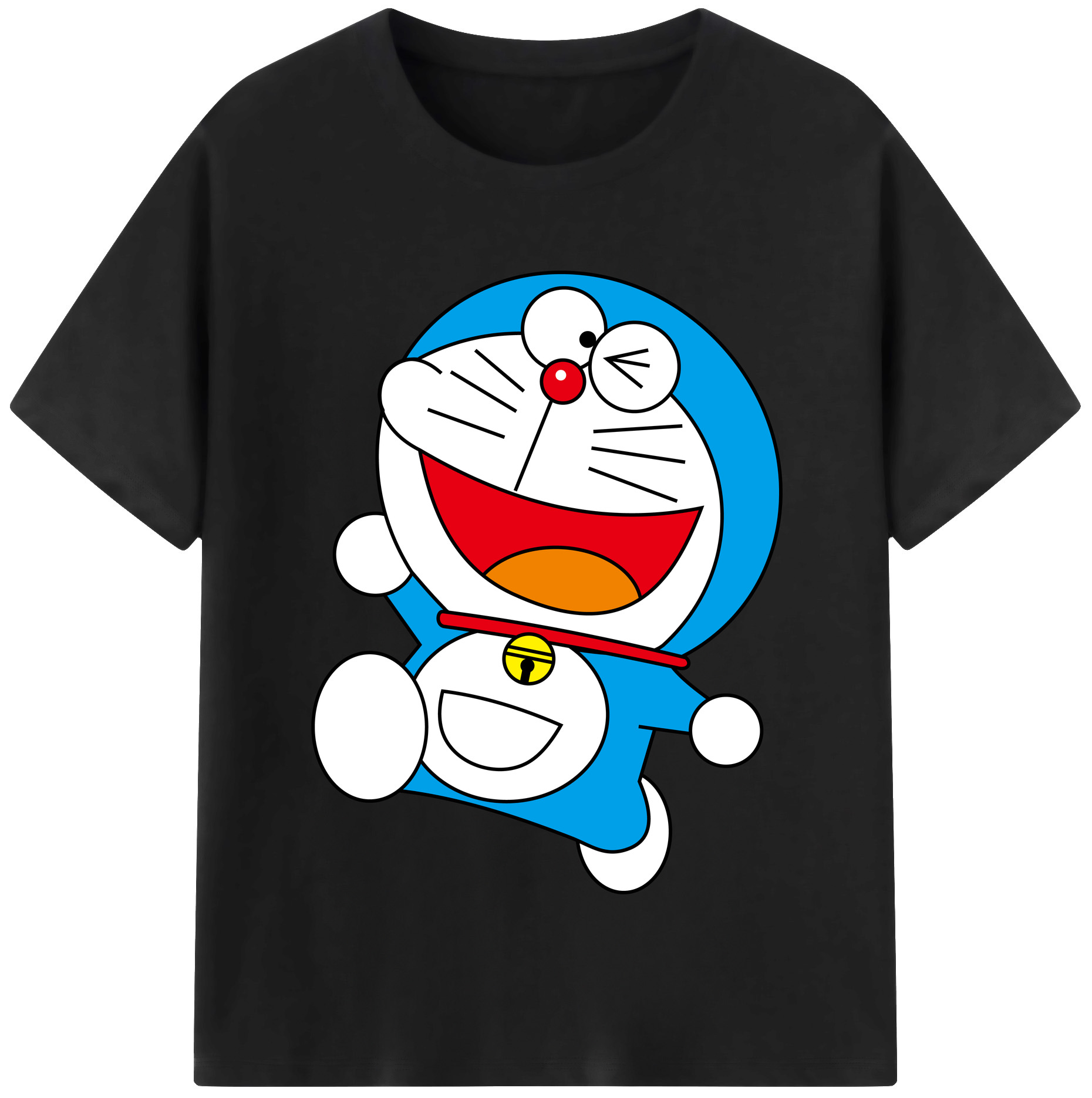 （画像用） ドラえもん Doraemon レディースカジュアルプリントTシャツ（綿100％）