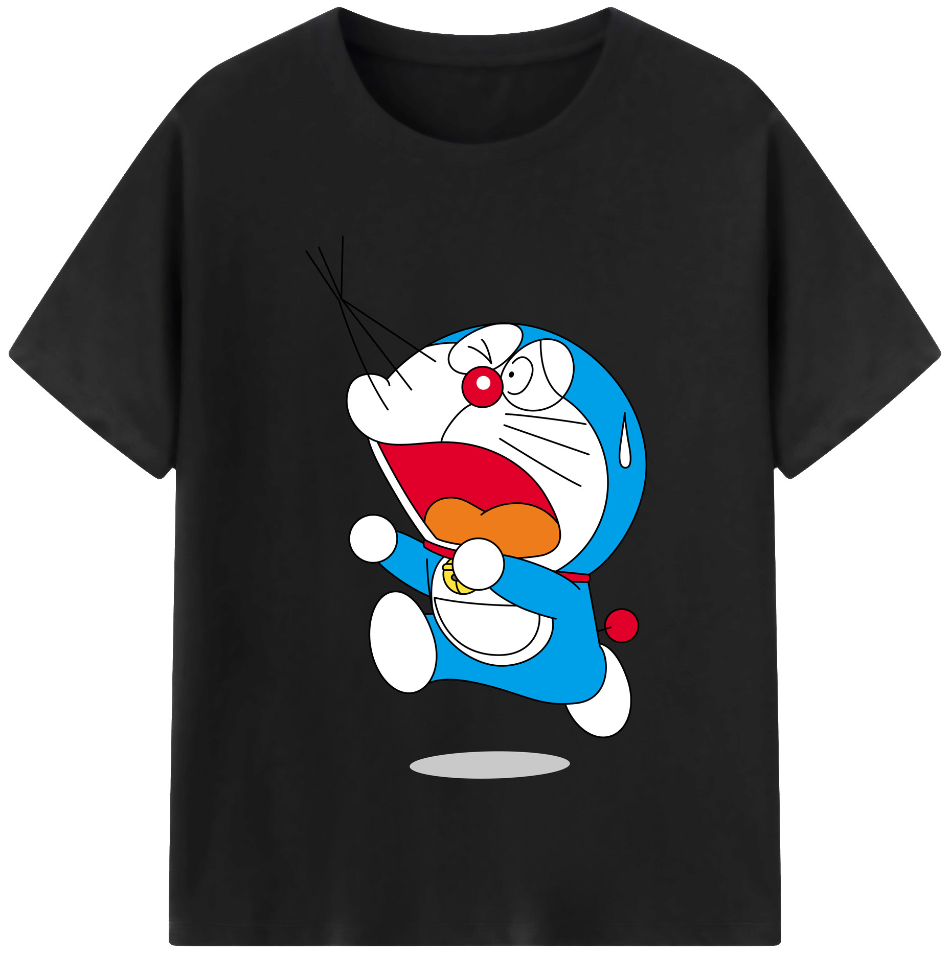 （画像用） ドラえもん Doraemon レディースカジュアルプリントTシャツ（綿100％）