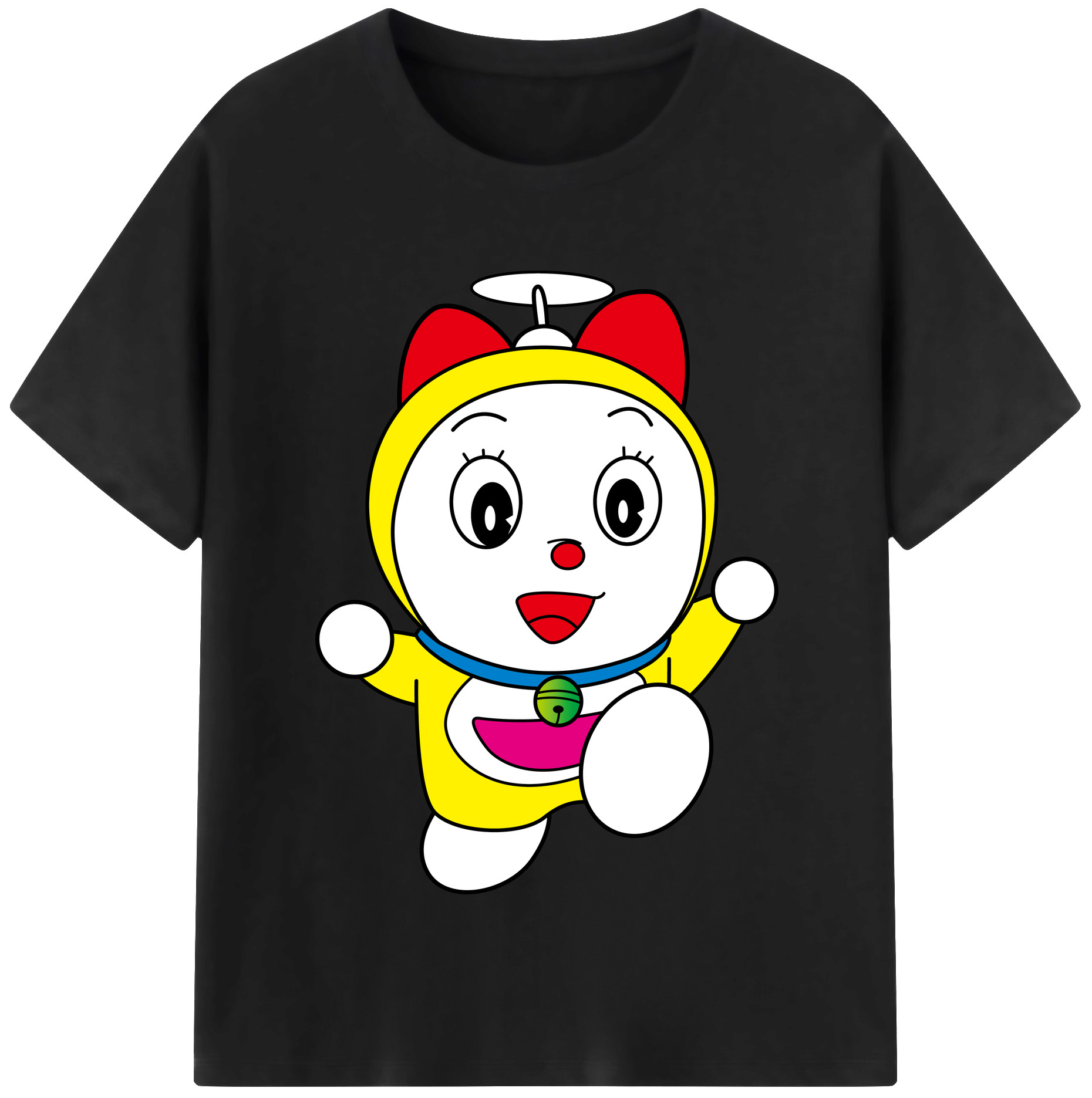 （画像用） ドラえもん ドラミ Doraemon Dorami レディースカジュアルプリントTシャツ（綿100％）