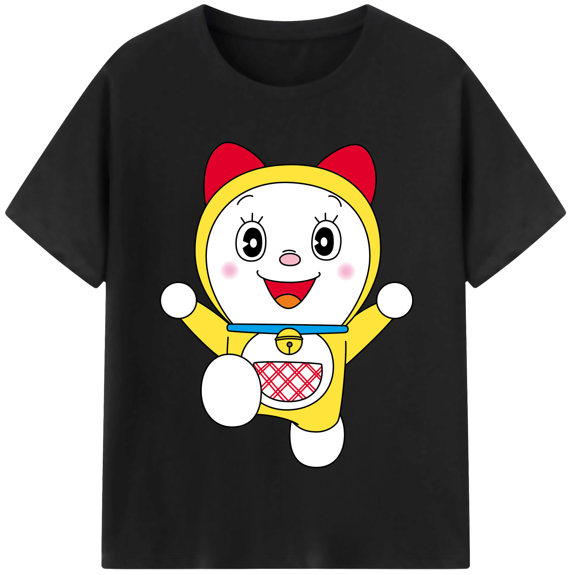 （画像用） ドラえもん ドラミ Doraemon Dorami レディースカジュアルプリントTシャツ（綿100％）