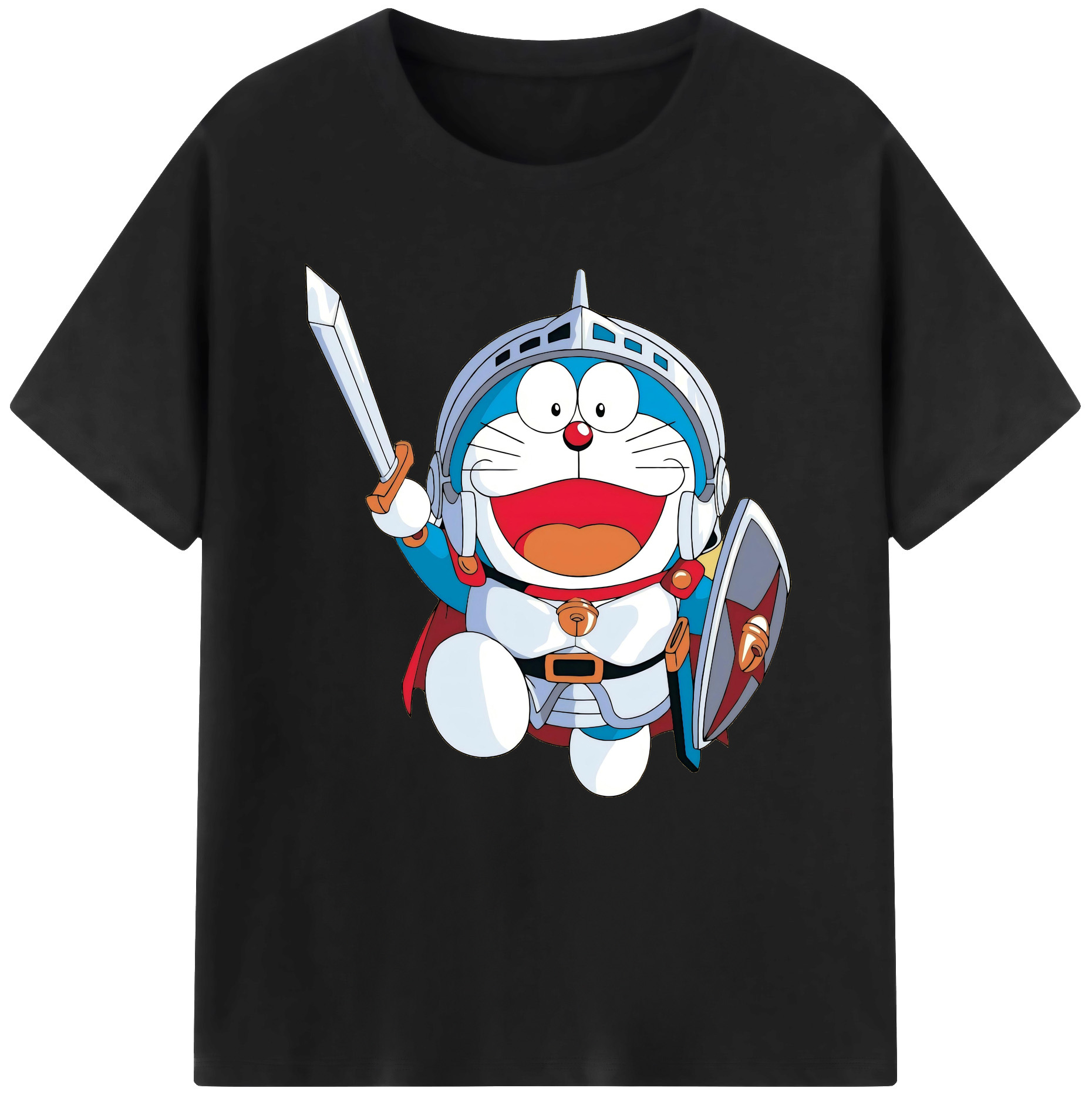 （画像用） ドラえもん Doraemon レディースカジュアルプリントTシャツ（綿100％）
