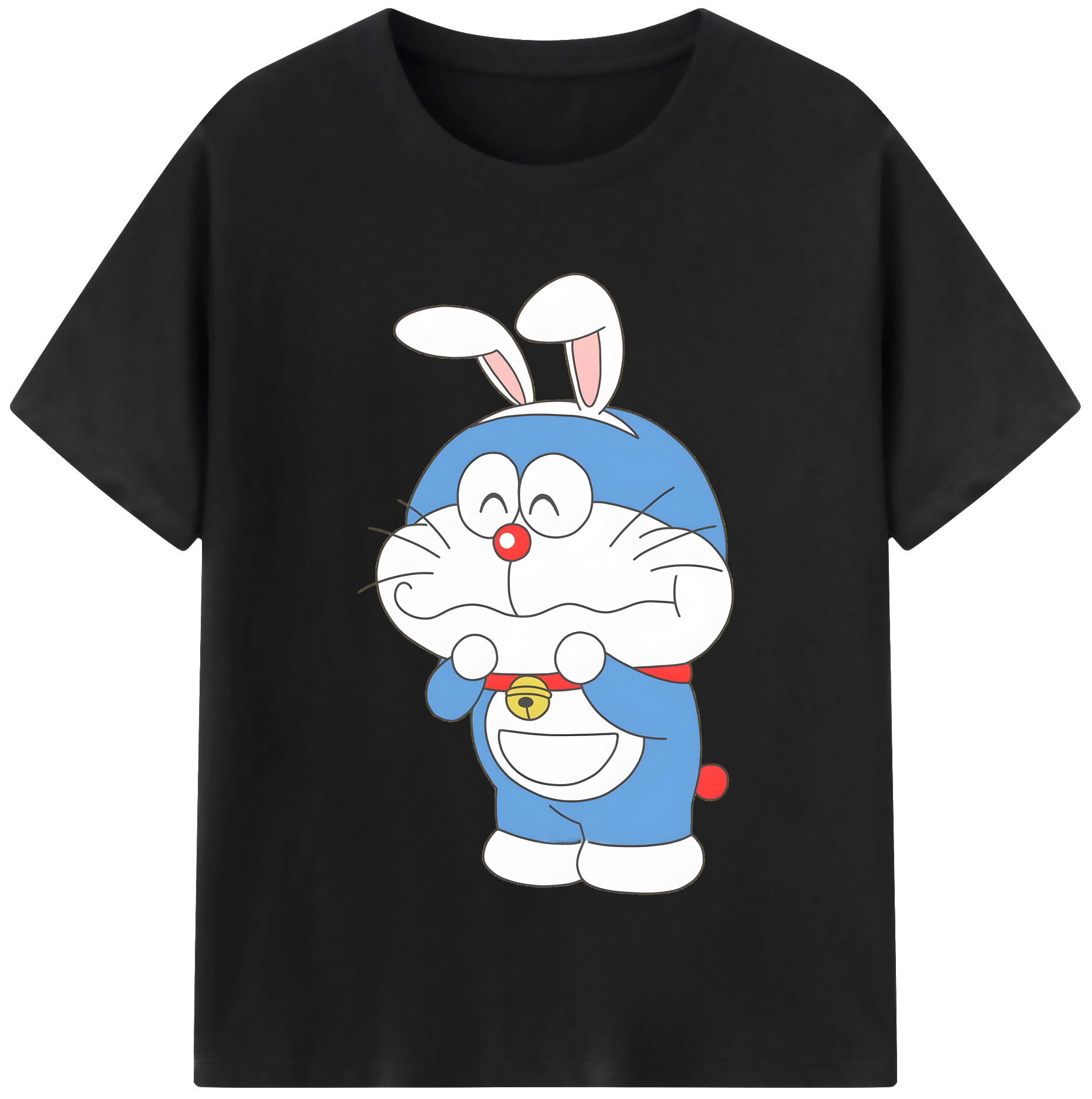 （画像用） ドラえもん Doraemon レディースカジュアルプリントTシャツ（綿100％）