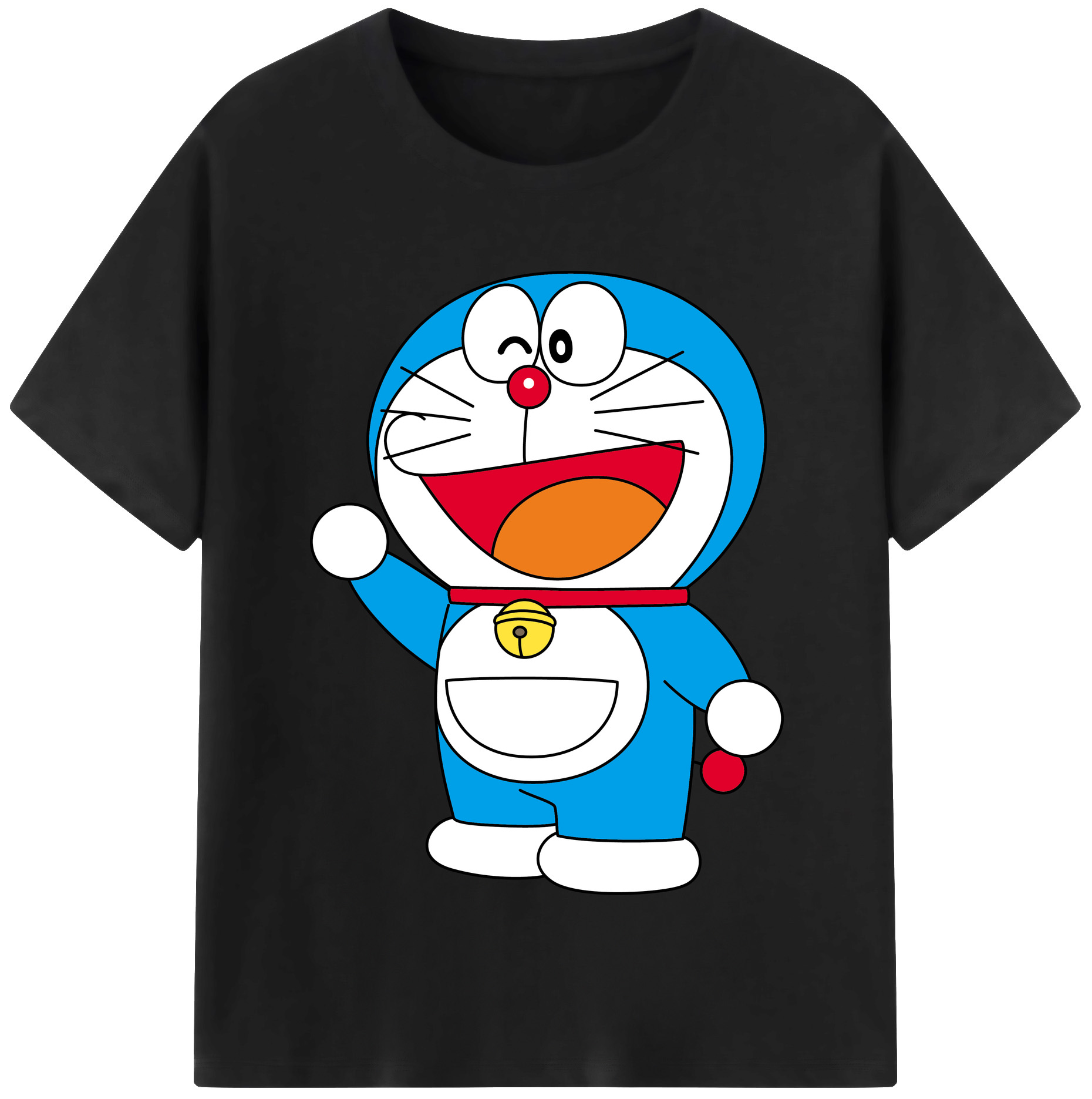 （画像用） ドラえもん Doraemon レディースカジュアルプリントTシャツ（綿100％）