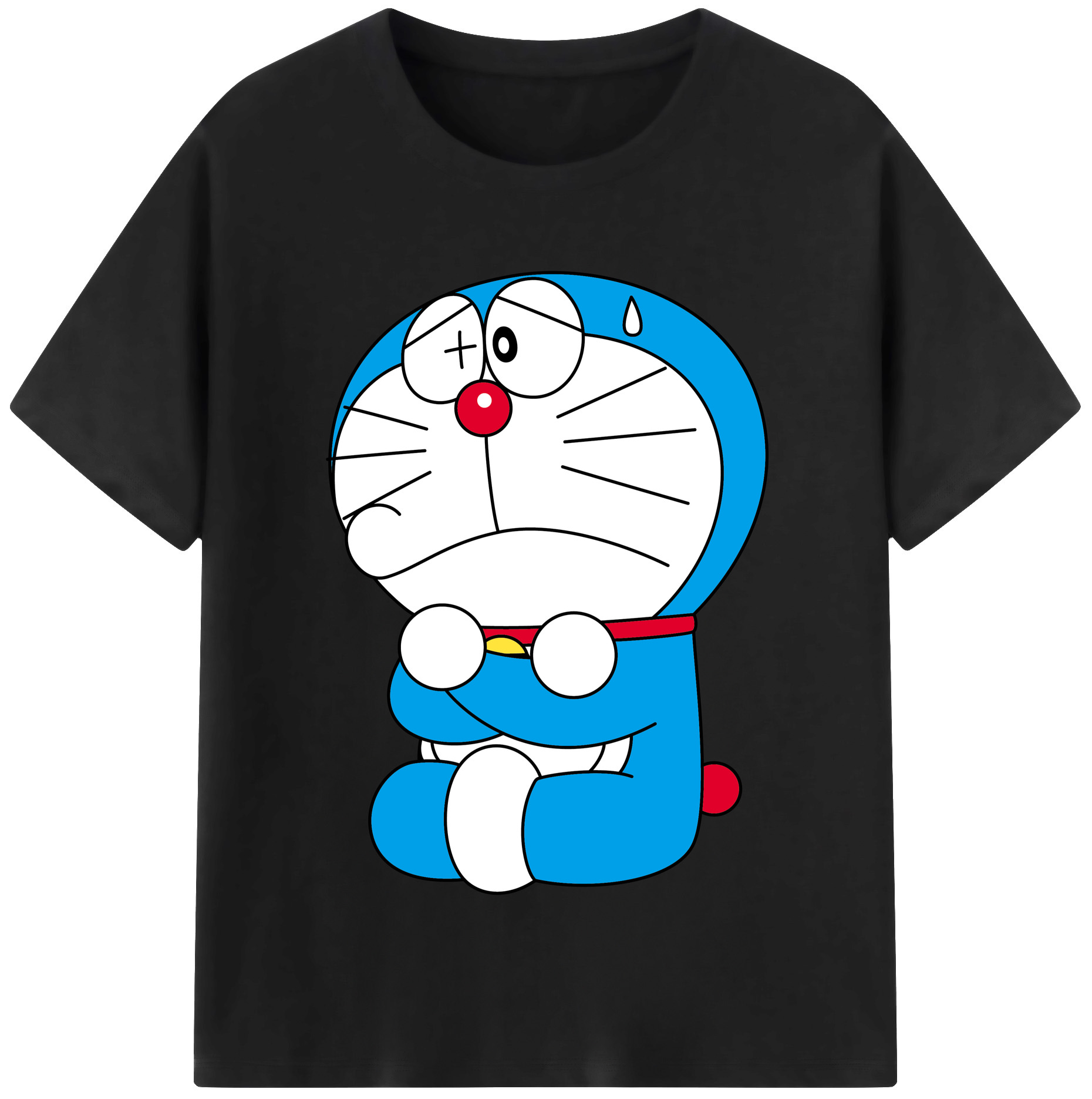 （画像用） ドラえもん Doraemon レディースカジュアルプリントTシャツ（綿100％）