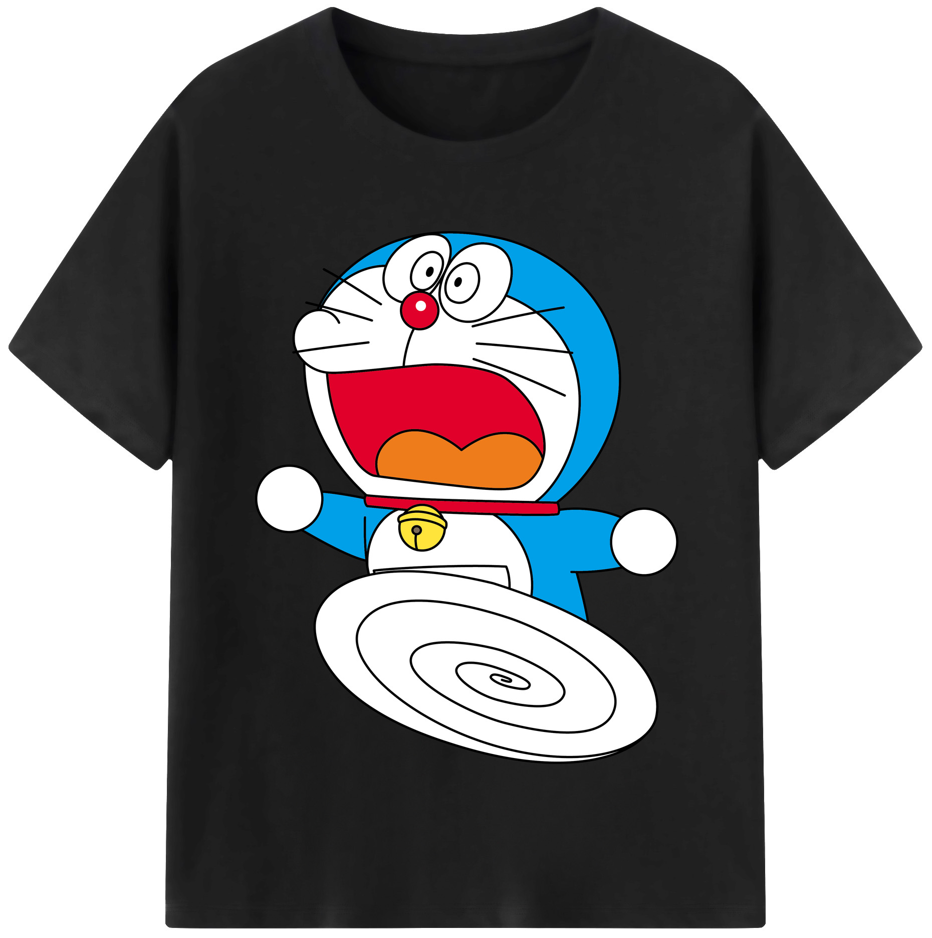 （画像用） ドラえもん Doraemon レディースカジュアルプリントTシャツ（綿100％）