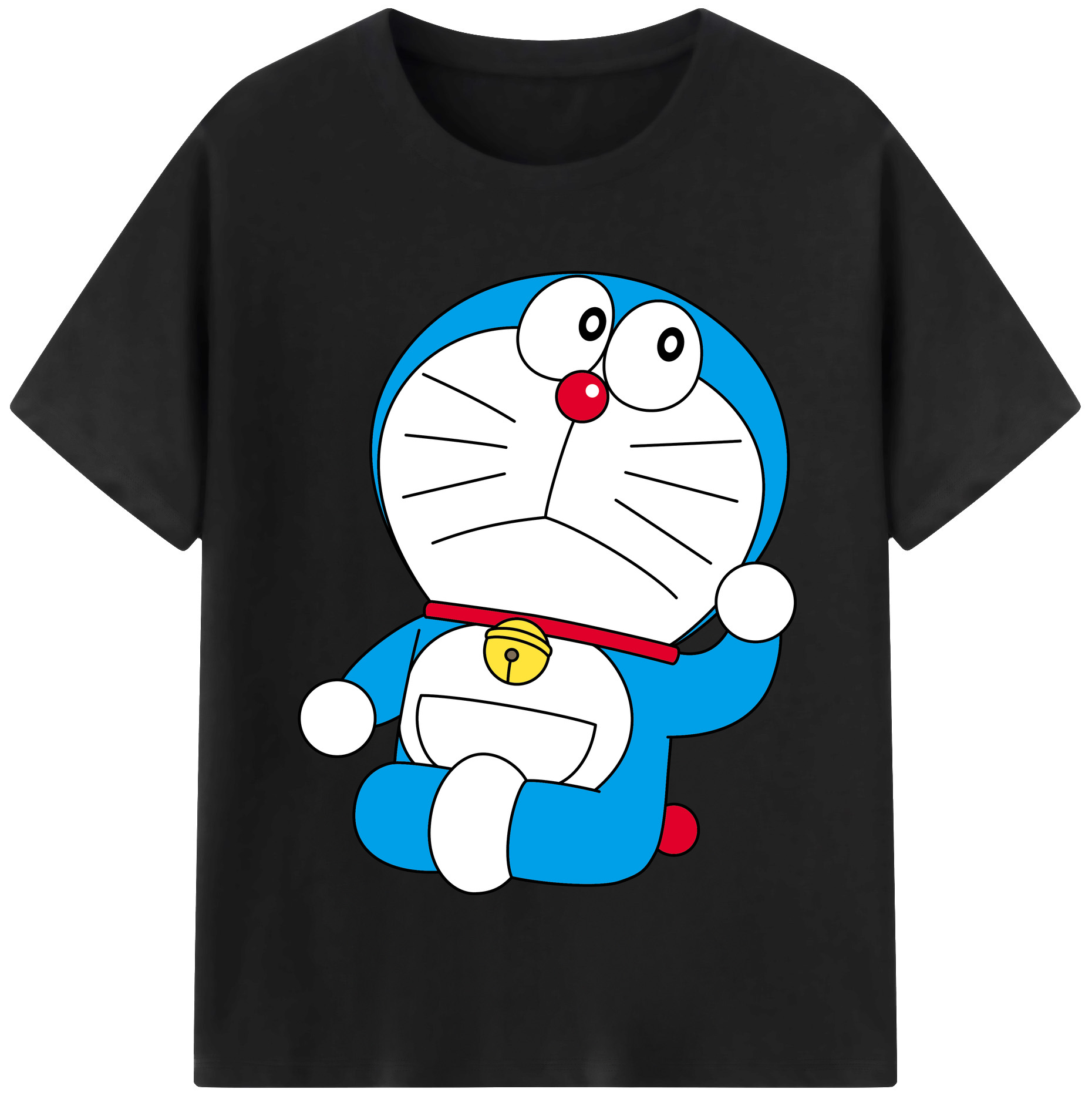（画像用） ドラえもん Doraemon レディースカジュアルプリントTシャツ（綿100％）