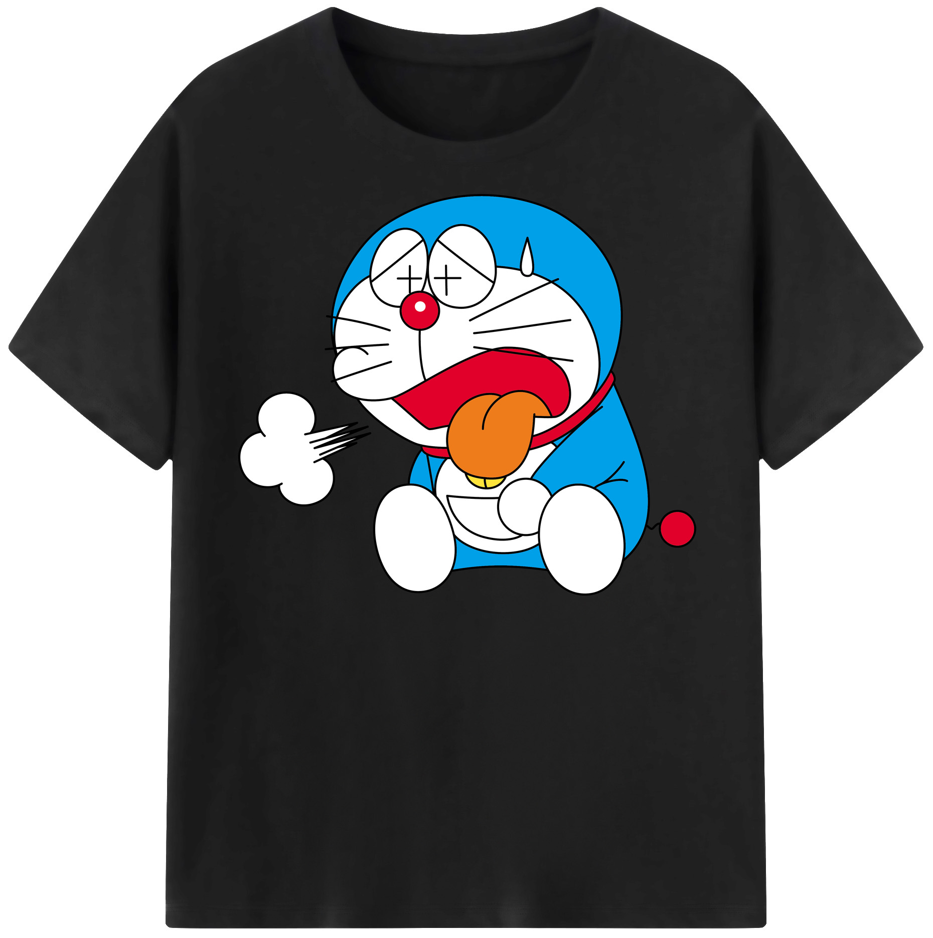（画像用） ドラえもん Doraemon レディースカジュアルプリントTシャツ（綿100％）