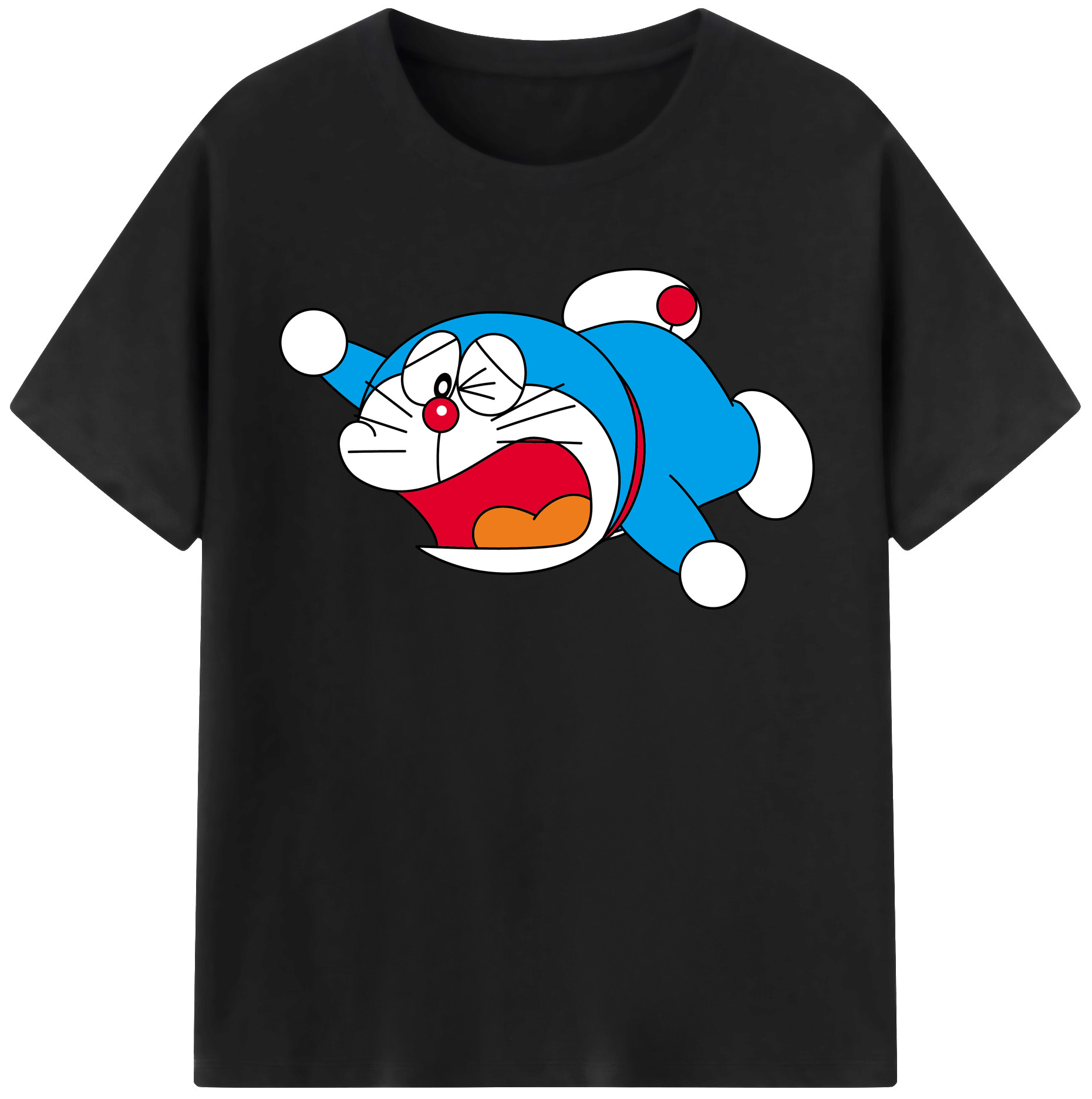 （画像用） ドラえもん Doraemon レディースカジュアルプリントTシャツ（綿100％）