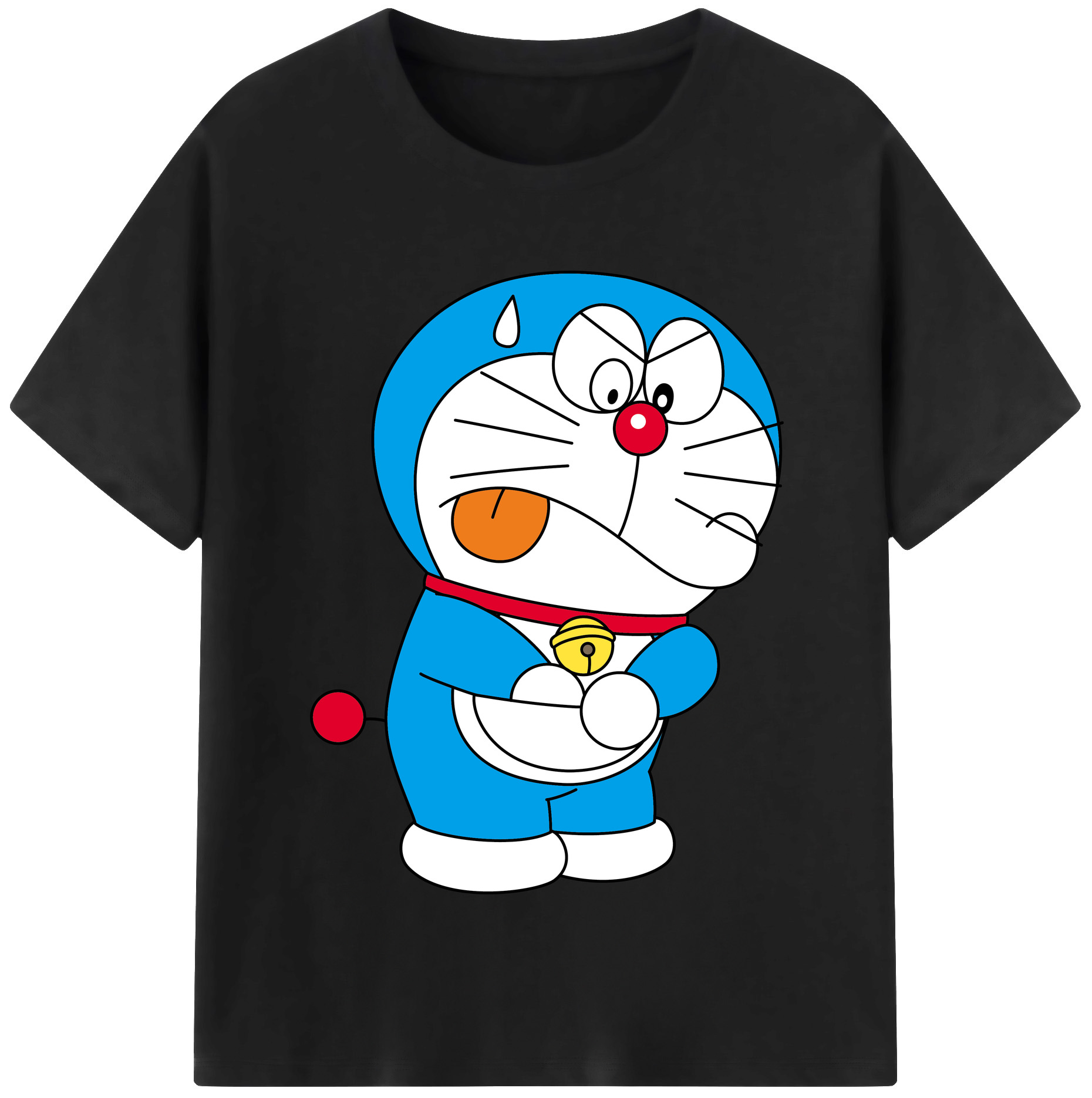 （画像用） ドラえもん Doraemon レディースカジュアルプリントTシャツ（綿100％）