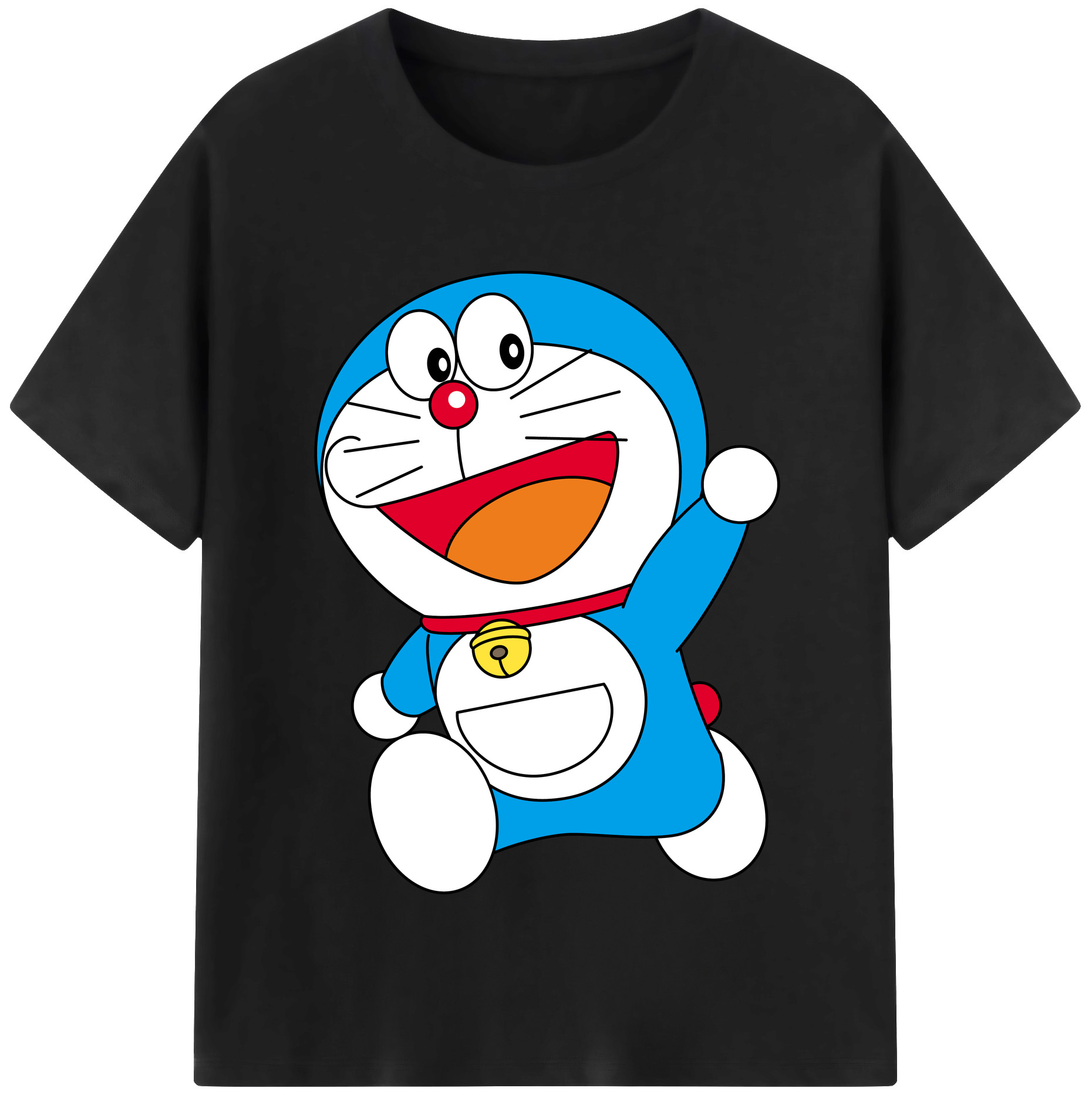 （画像用） ドラえもん Doraemon レディースカジュアルプリントTシャツ（綿100％）