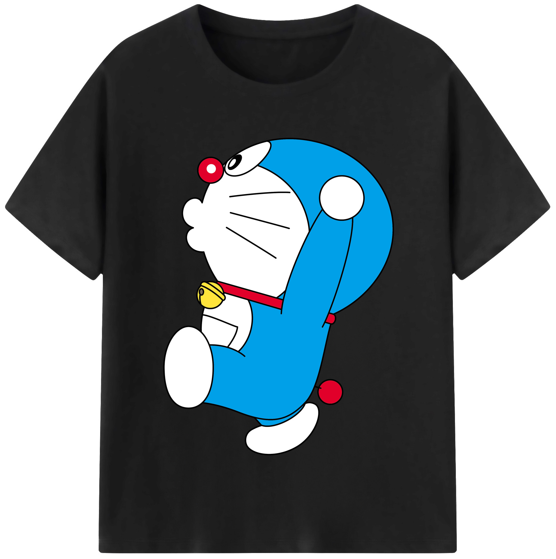 （画像用） ドラえもん Doraemon レディースカジュアルプリントTシャツ（綿100％）