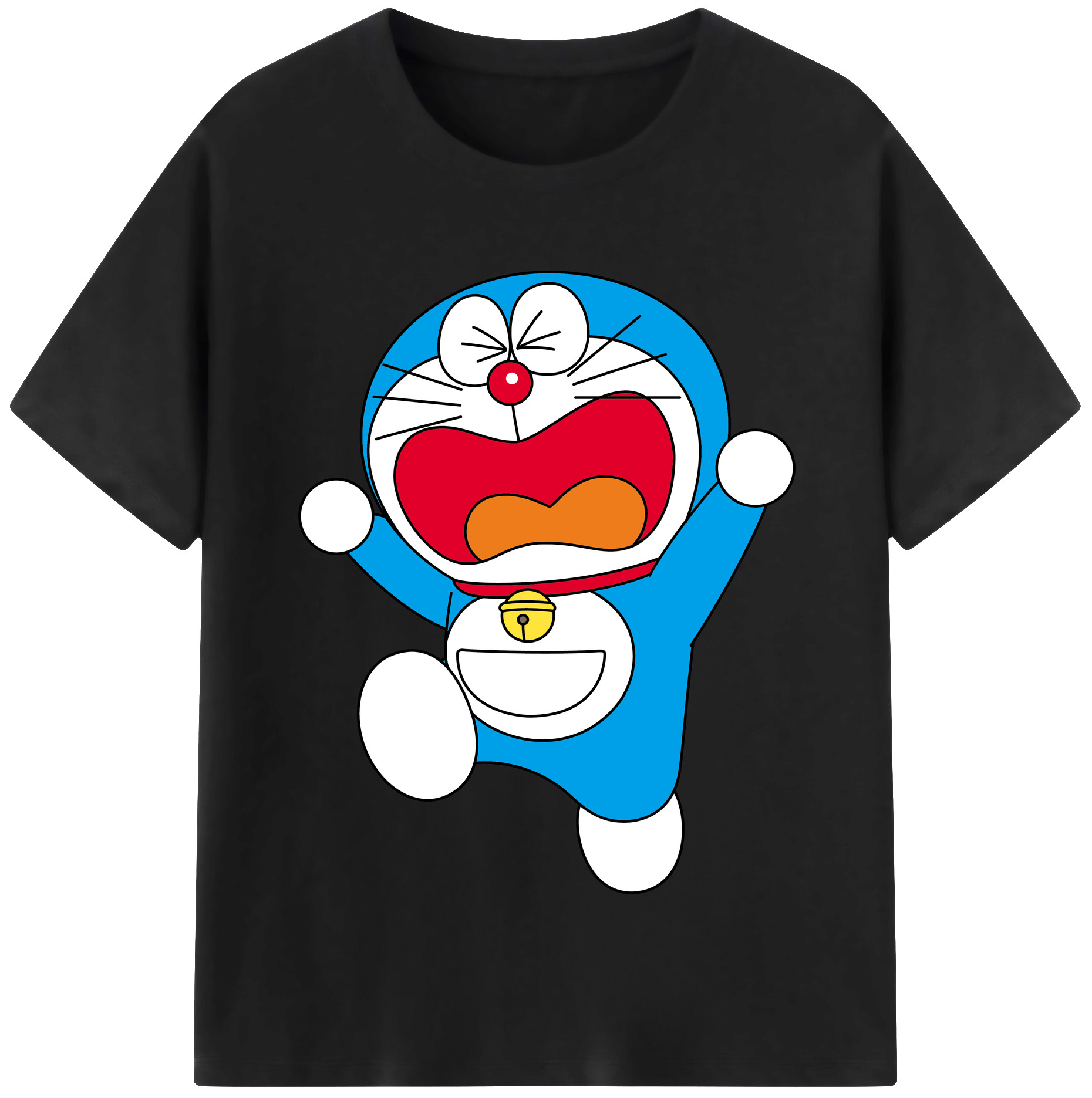 （画像用） ドラえもん Doraemon レディースカジュアルプリントTシャツ（綿100％）