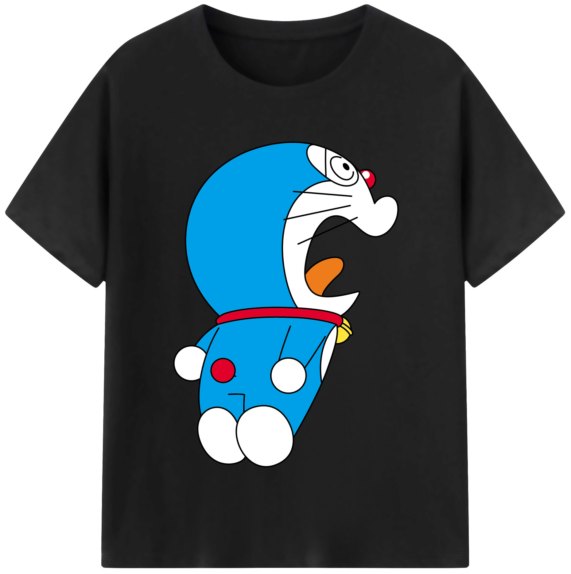 （画像用） ドラえもん Doraemon レディースカジュアルプリントTシャツ（綿100％）