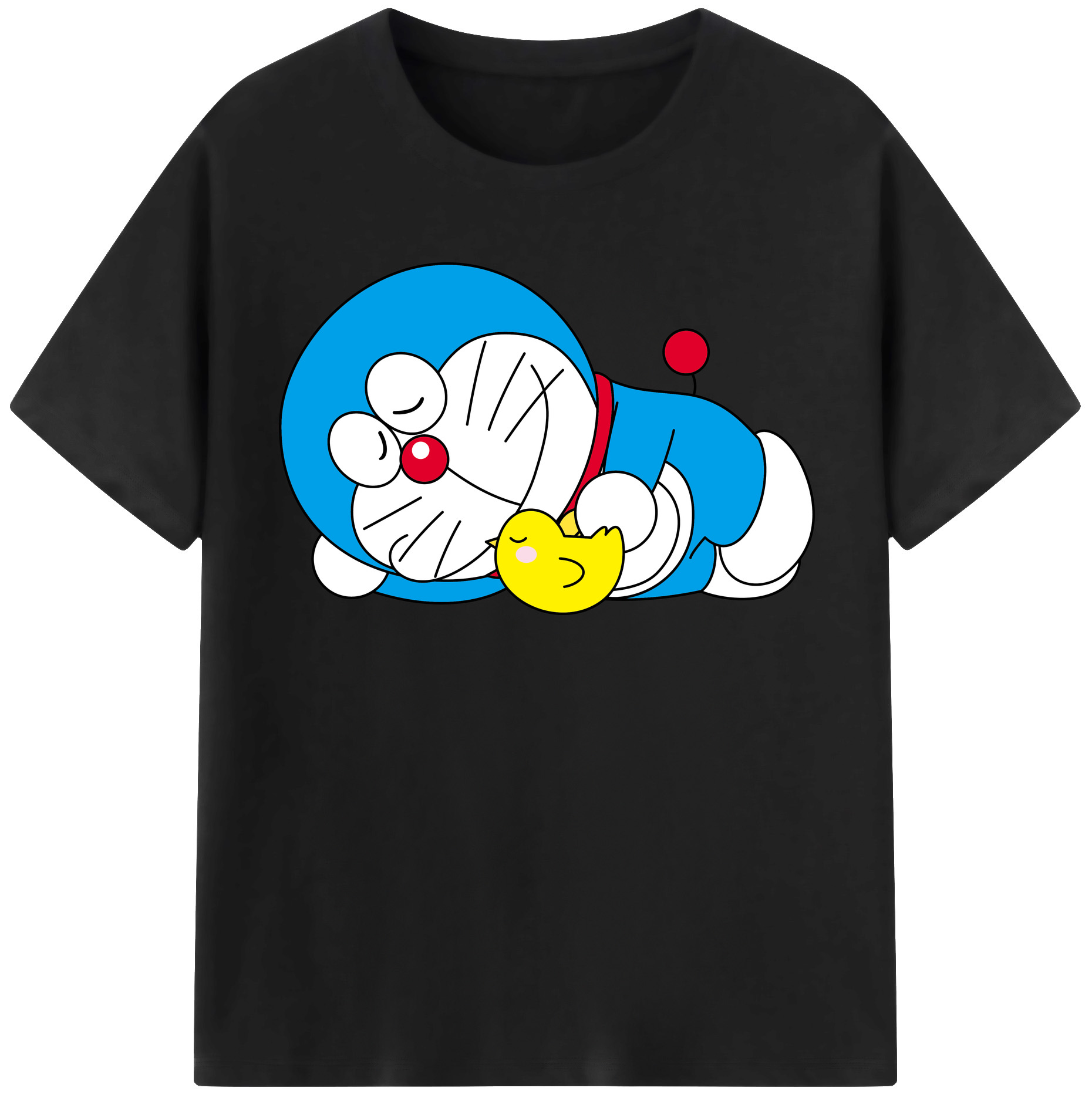 （画像用） ドラえもん Doraemon レディースカジュアルプリントTシャツ（綿100％）