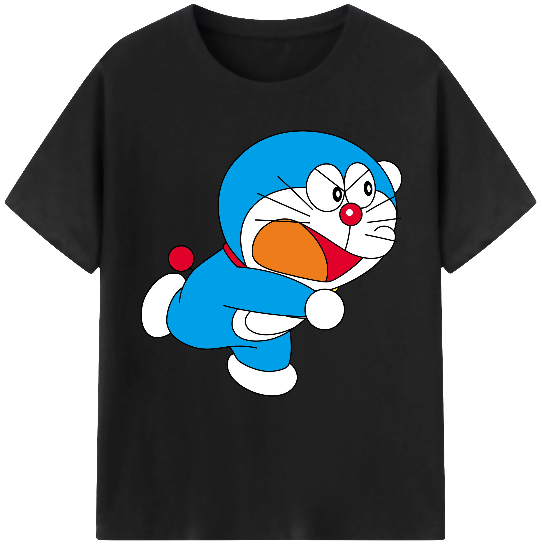 （画像用） ドラえもん Doraemon レディースカジュアルプリントTシャツ（綿100％）