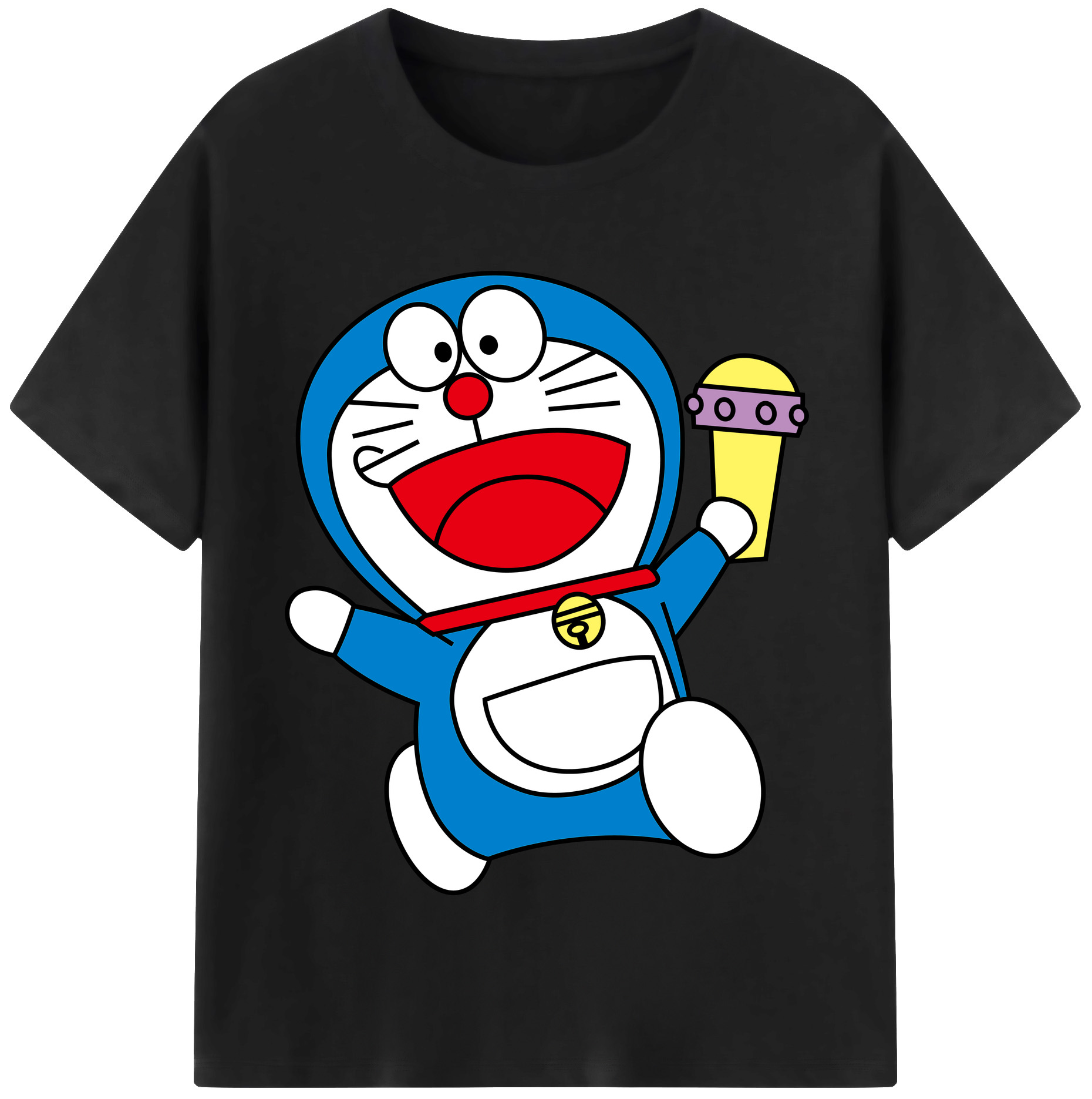 （画像用） ドラえもん Doraemon レディースカジュアルプリントTシャツ（綿100％）