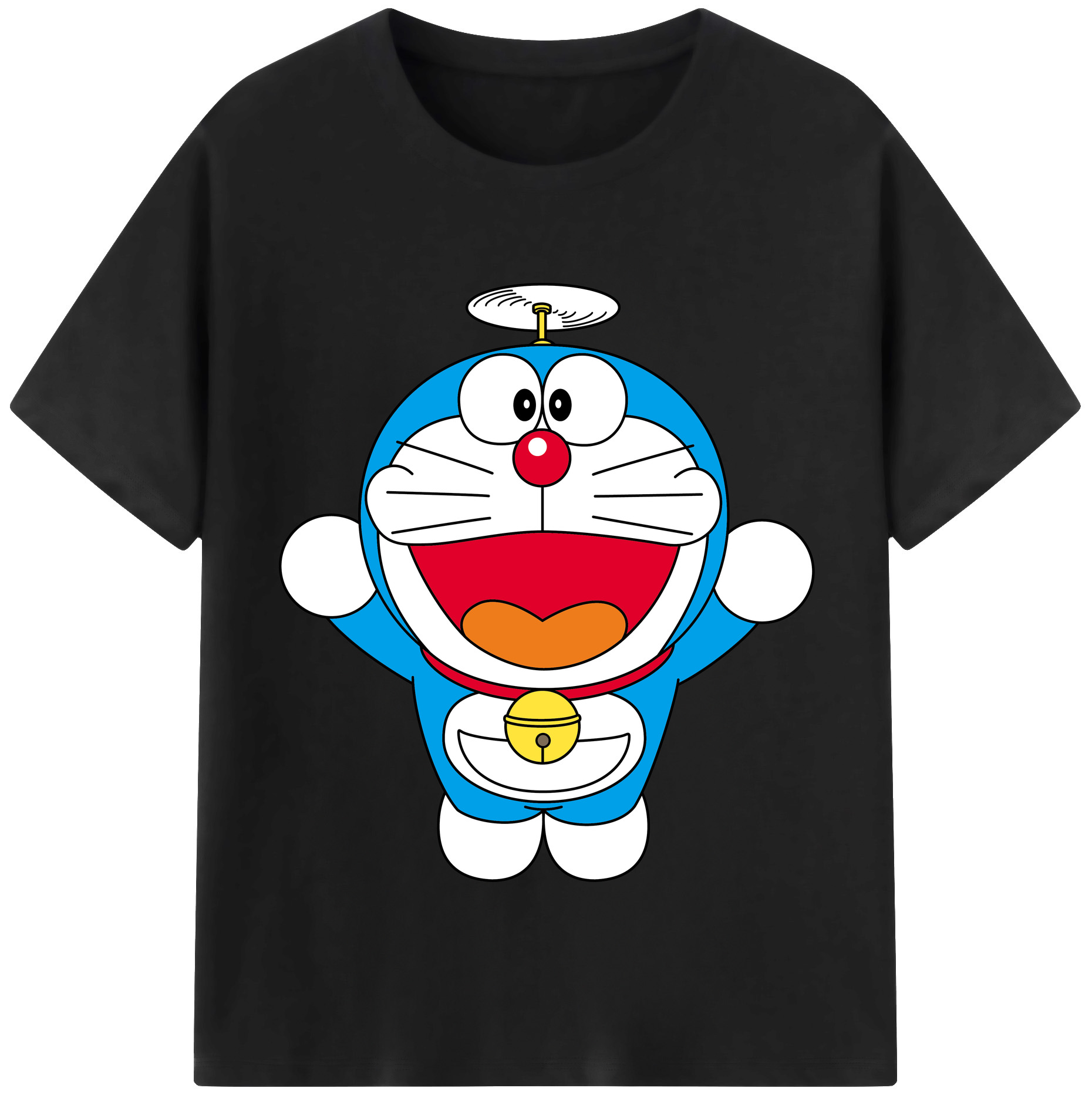 （画像用） ドラえもん Doraemon レディースカジュアルプリントTシャツ（綿100％）
