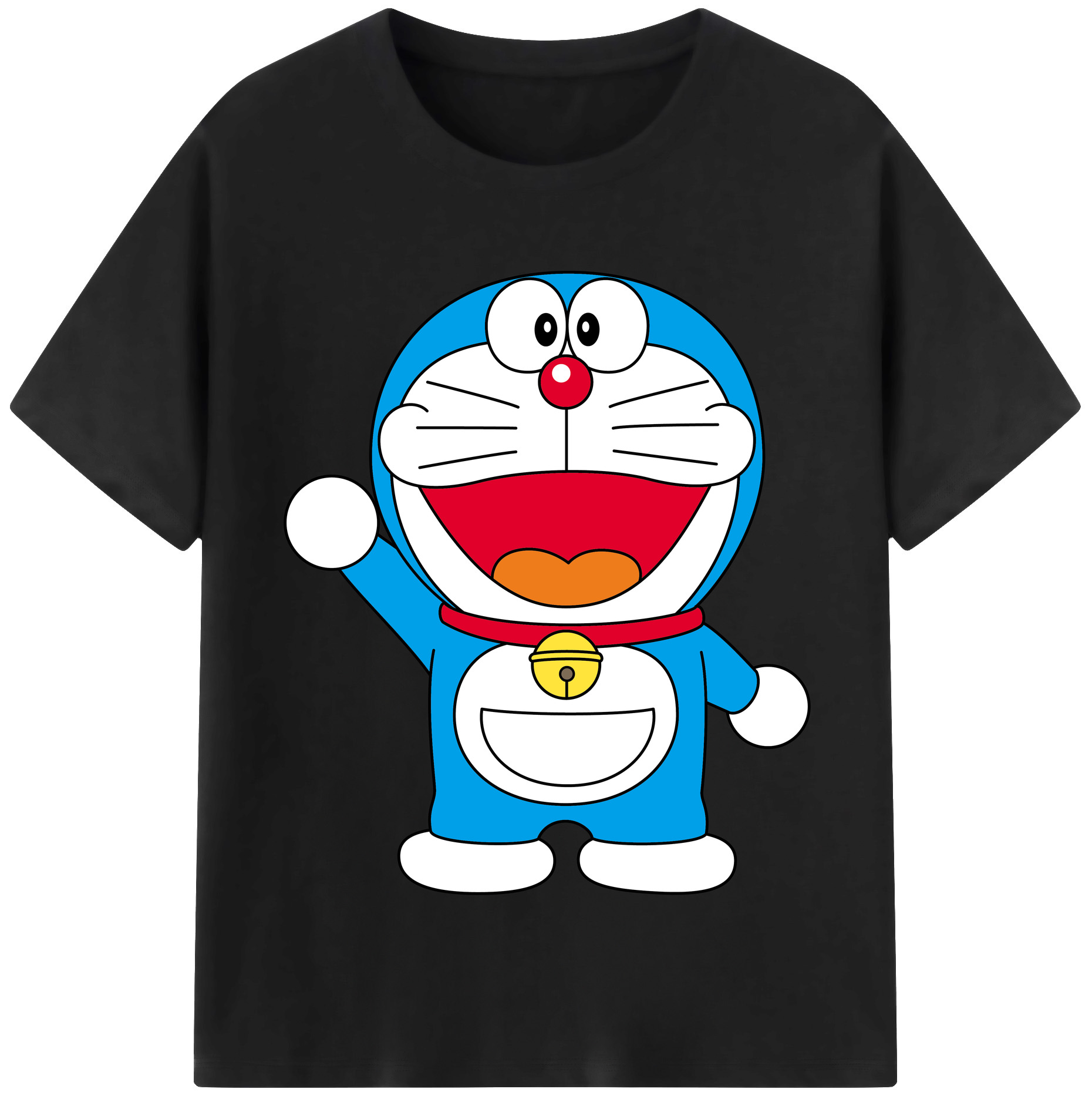 （画像用） ドラえもん Doraemon レディースカジュアルプリントTシャツ（綿100％）