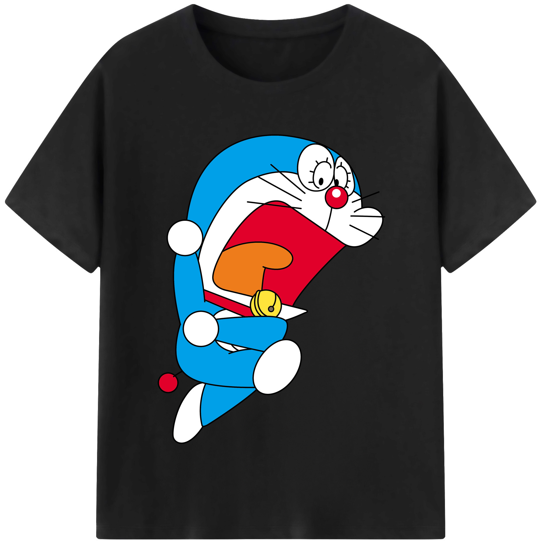 （画像用） ドラえもん Doraemon レディースカジュアルプリントTシャツ（綿100％）