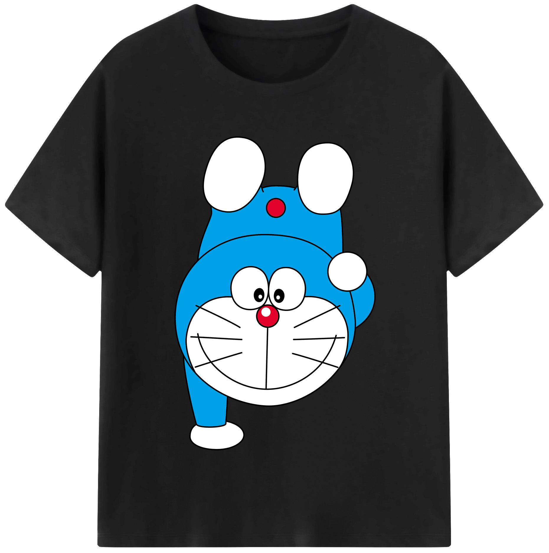 （画像用） ドラえもん Doraemon レディースカジュアルプリントTシャツ（綿100％）