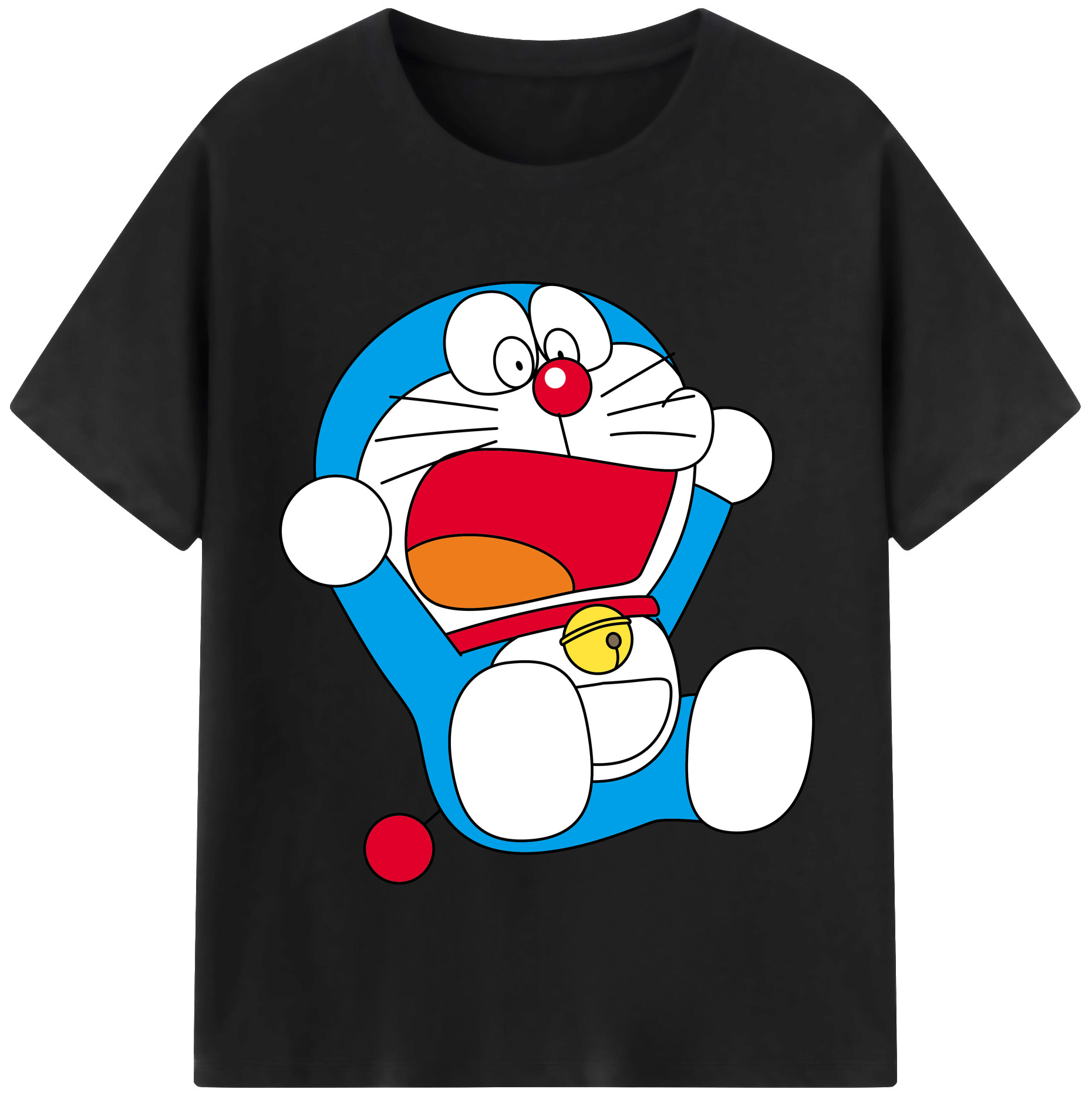 （画像用） ドラえもん Doraemon レディースカジュアルプリントTシャツ（綿100％）