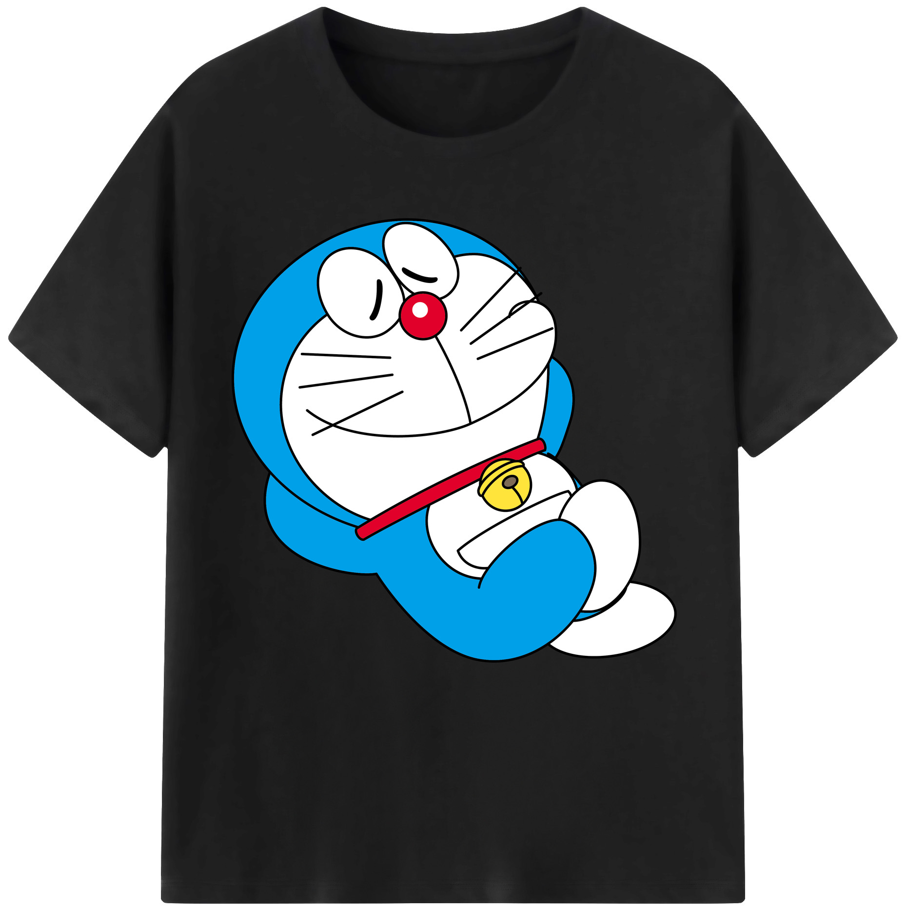 （画像用） ドラえもん Doraemon レディースカジュアルプリントTシャツ（綿100％）