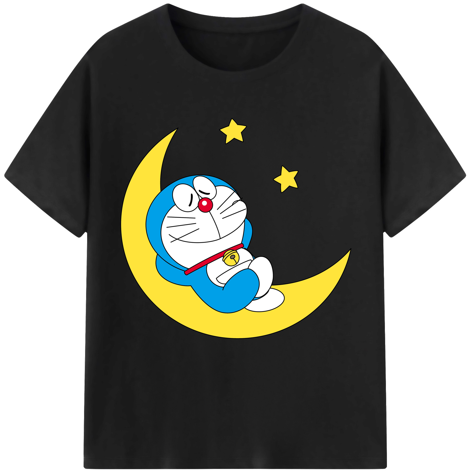 （画像用） ドラえもん Doraemon レディースカジュアルプリントTシャツ（綿100％）