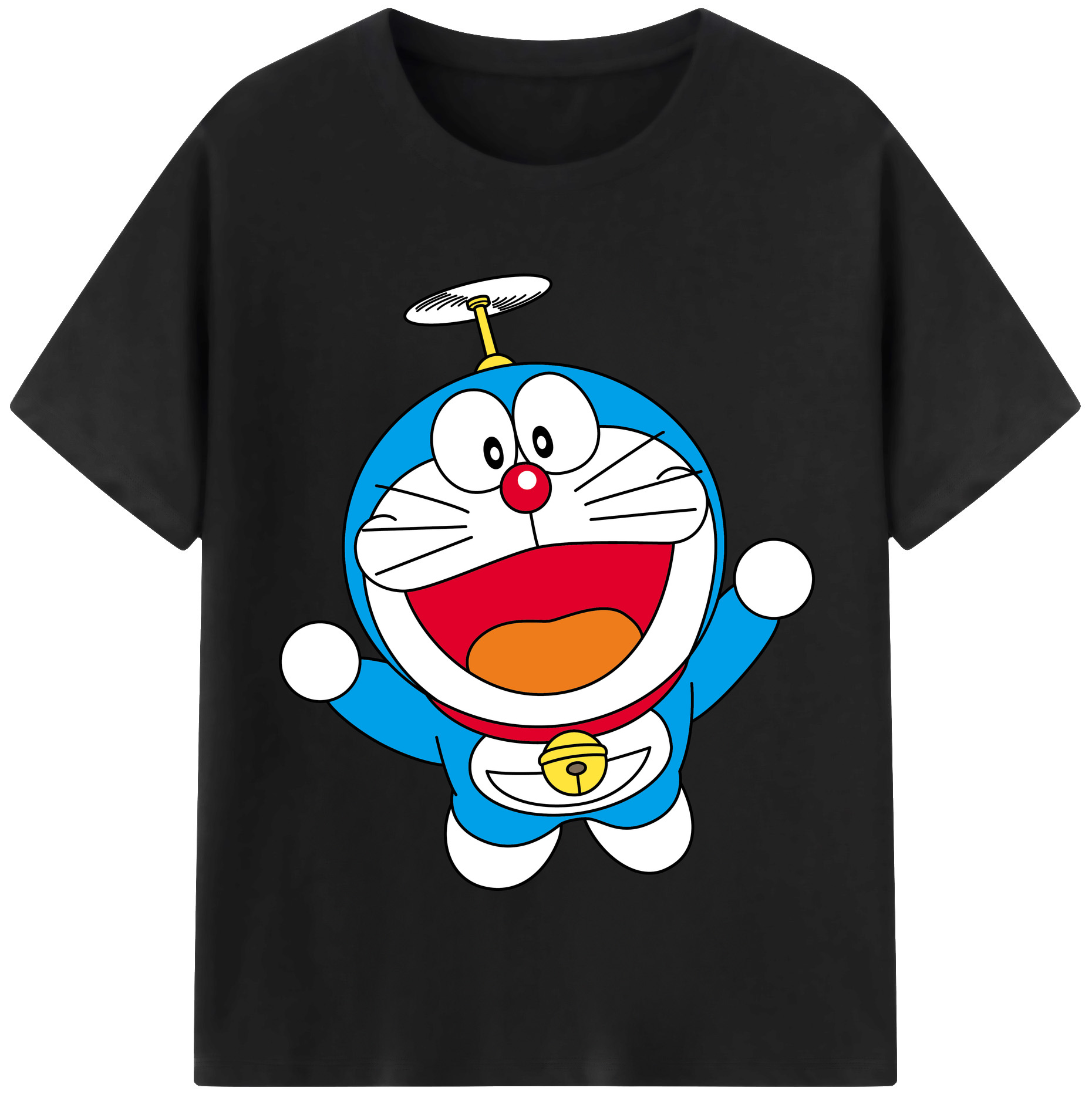 （画像用） ドラえもん Doraemon レディースカジュアルプリントTシャツ（綿100％）
