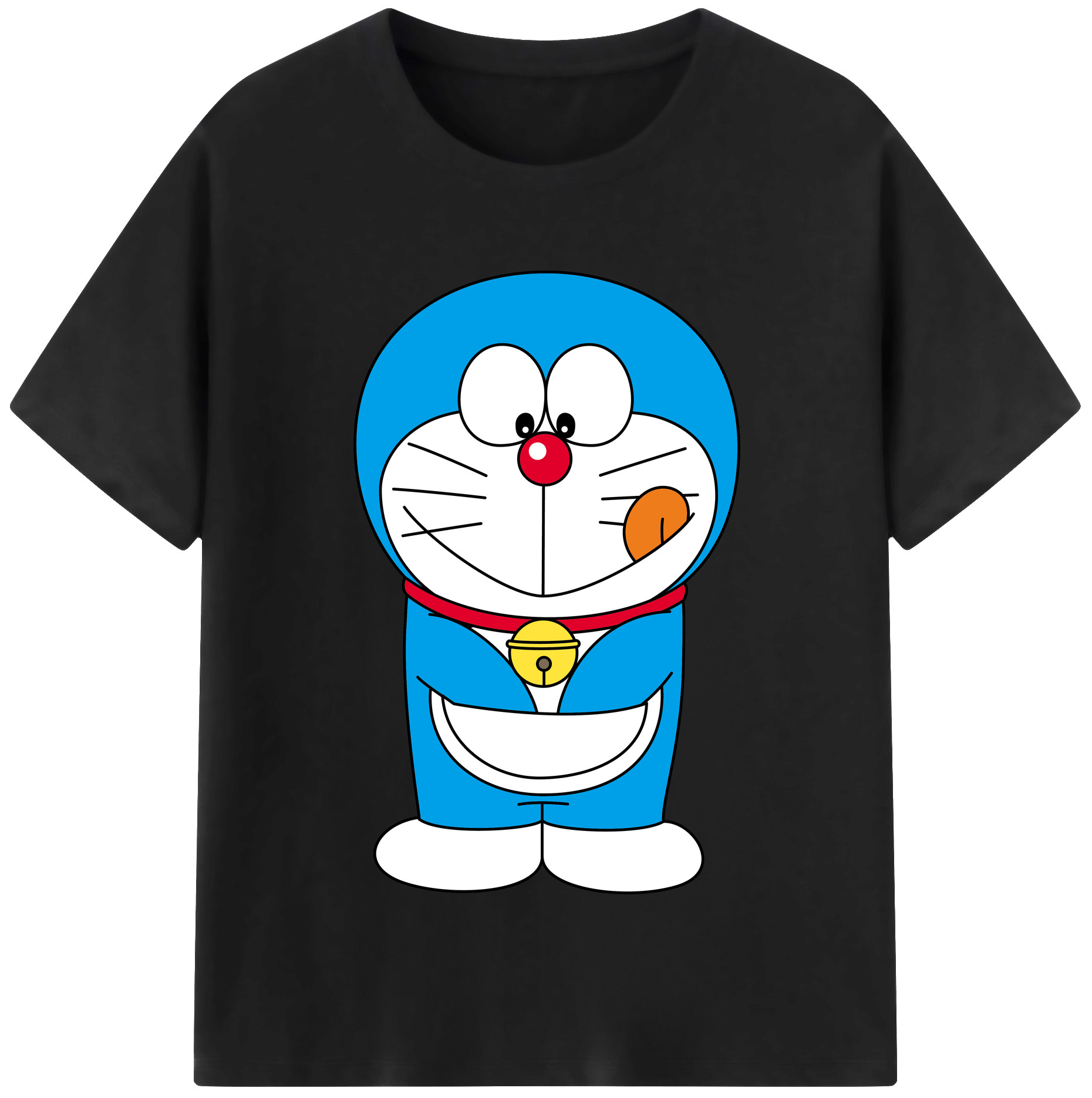 （画像用） ドラえもん Doraemon レディースカジュアルプリントTシャツ（綿100％）