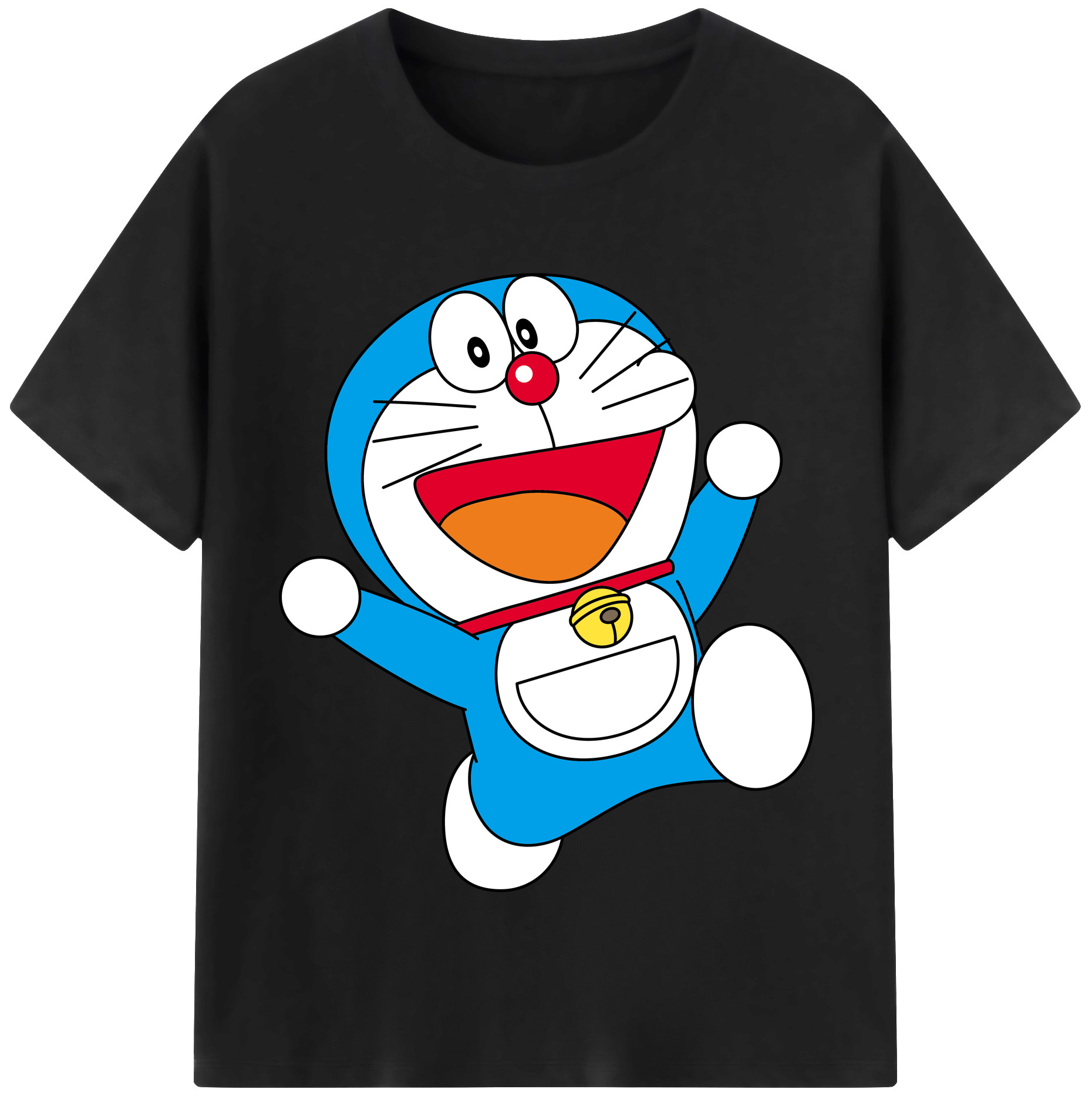 （画像用） ドラえもん Doraemon レディースカジュアルプリントTシャツ（綿100％）