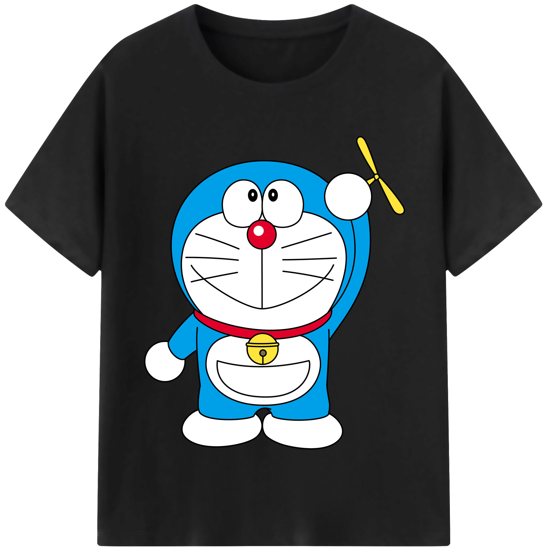 （画像用） ドラえもん Doraemon レディースカジュアルプリントTシャツ（綿100％）