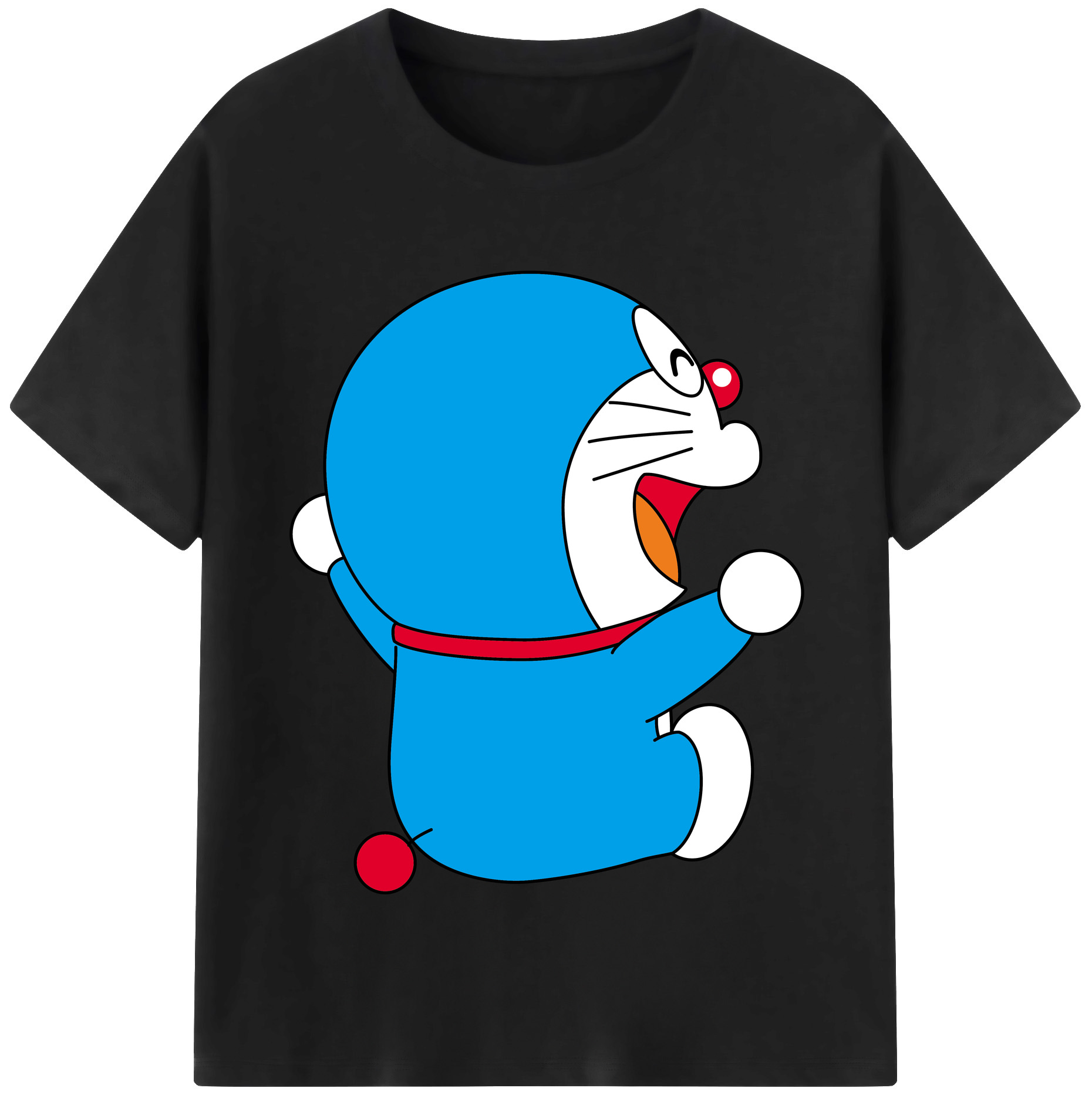 （画像用） ドラえもん Doraemon レディースカジュアルプリントTシャツ（綿100％）