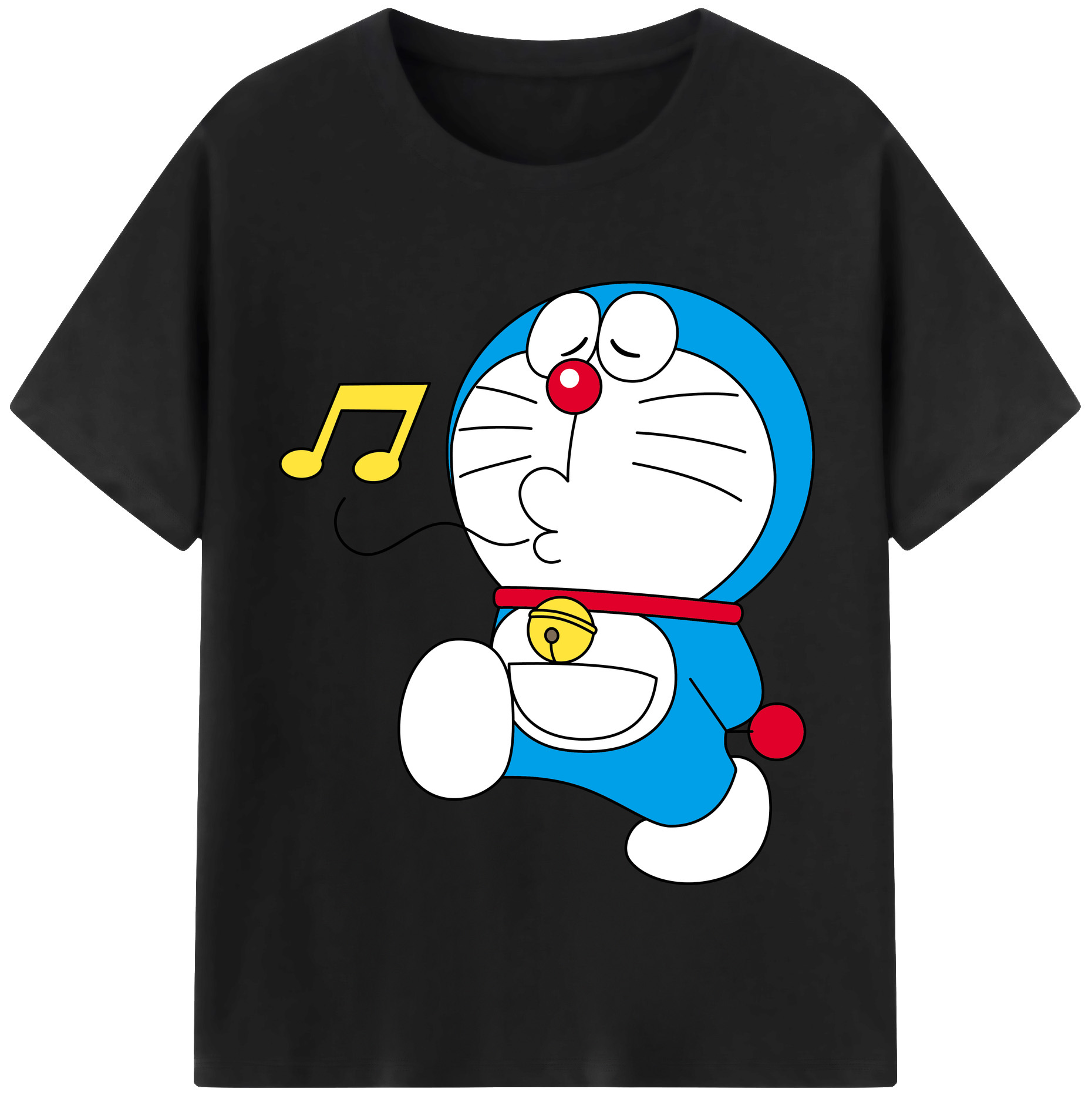 （画像用） ドラえもん Doraemon レディースカジュアルプリントTシャツ（綿100％）