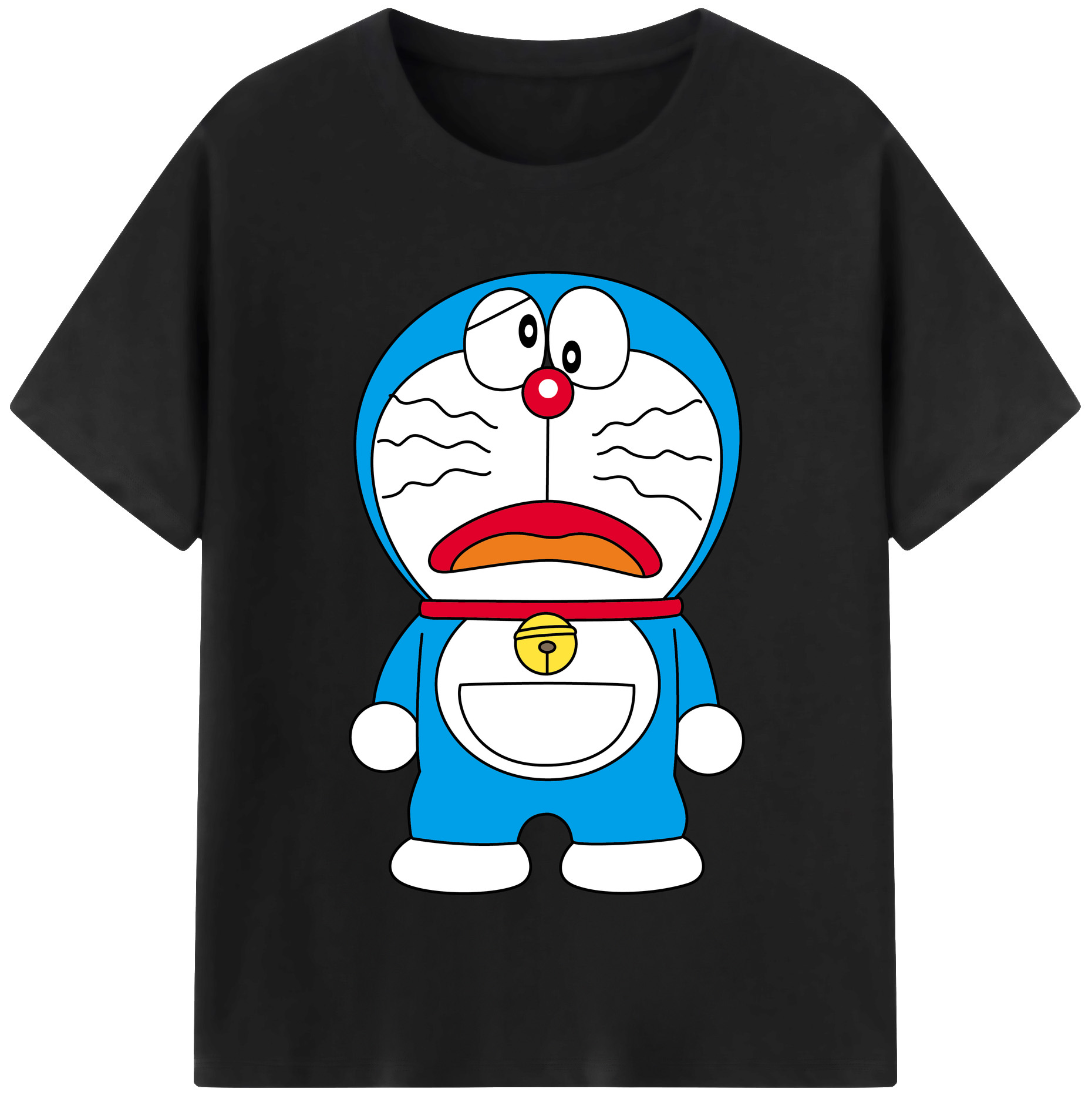 （画像用） ドラえもん Doraemon レディースカジュアルプリントTシャツ（綿100％）